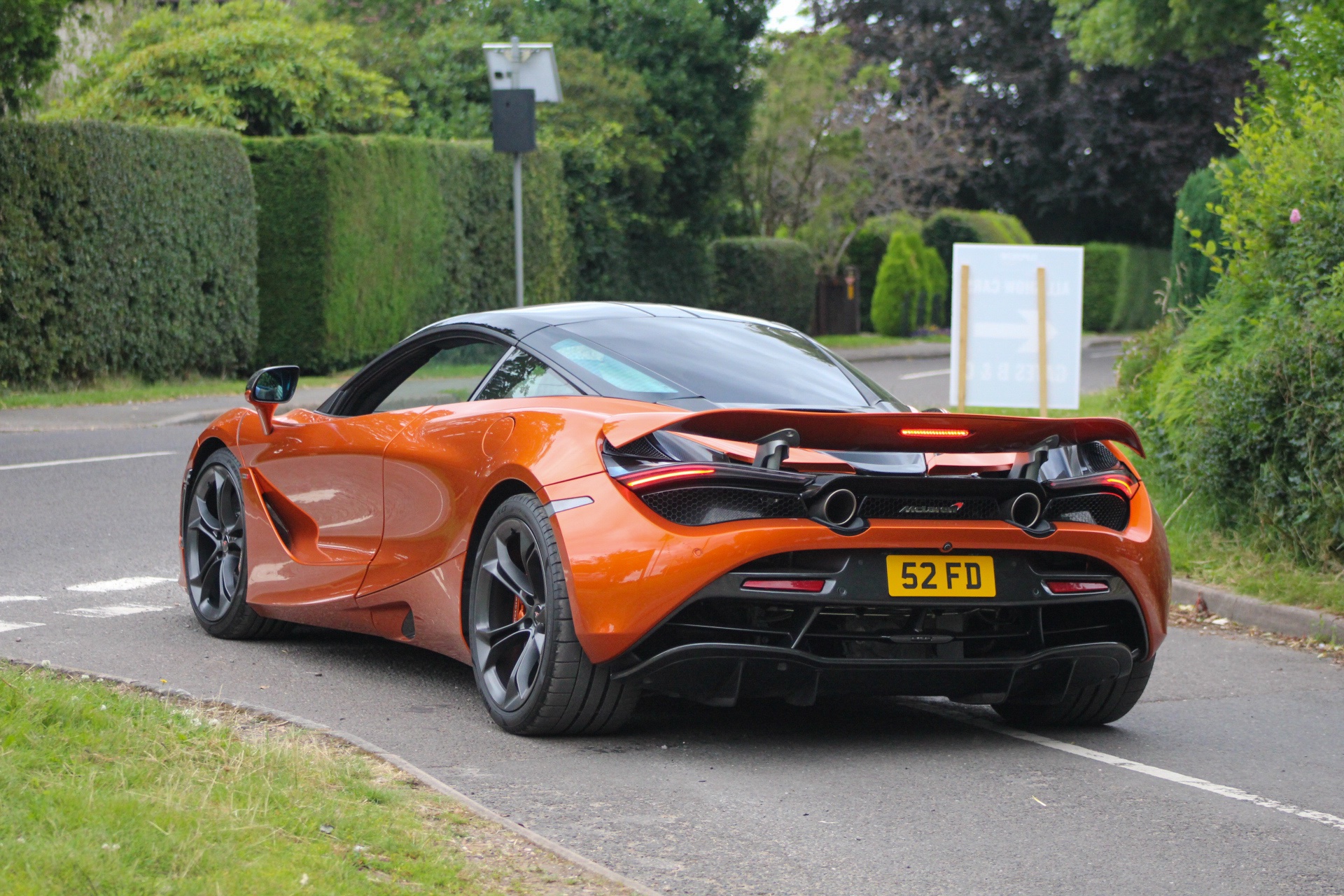 52 FD spotted on McLaren 720S