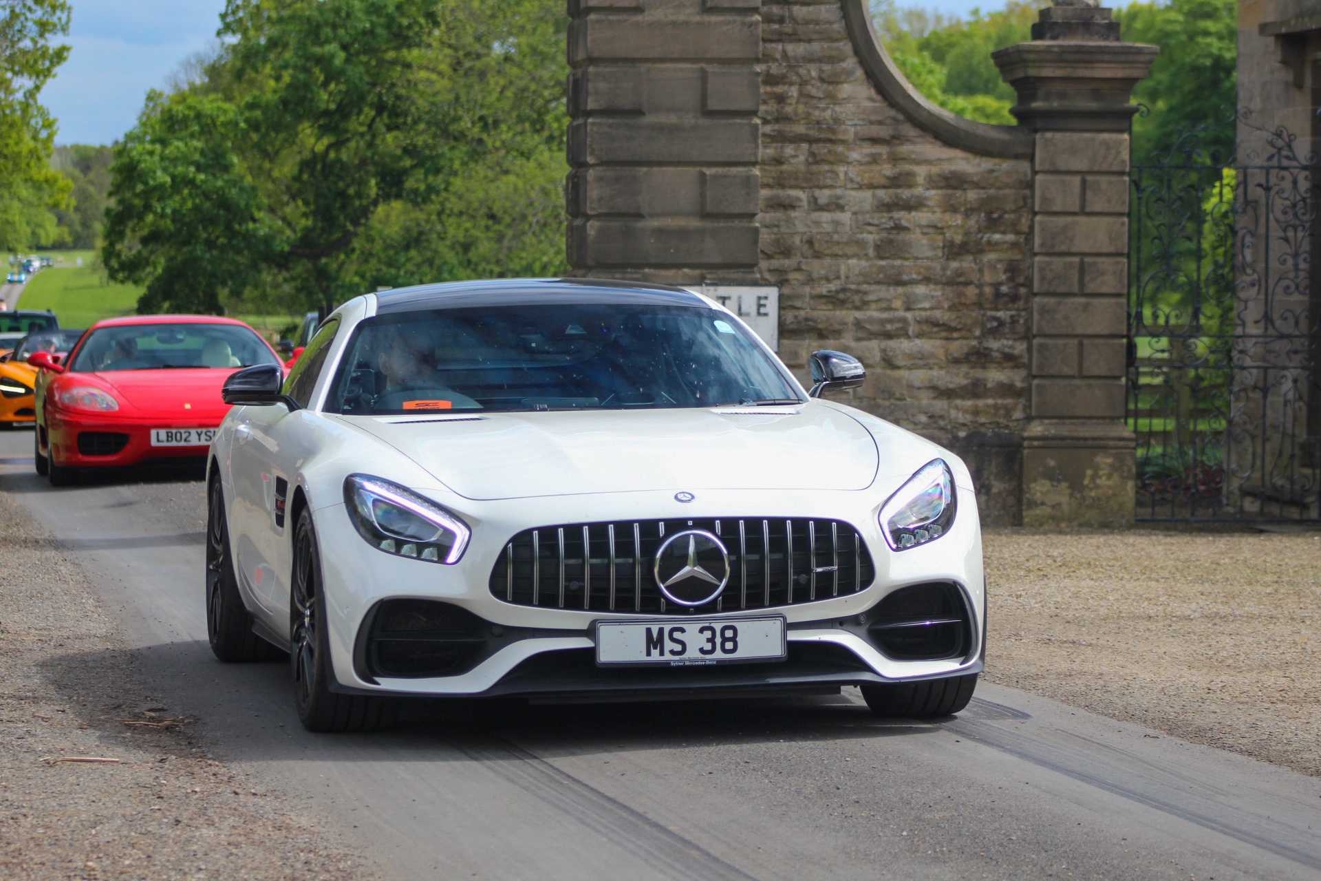 MS 38 spotted on Mercedes-Benz AMG GT