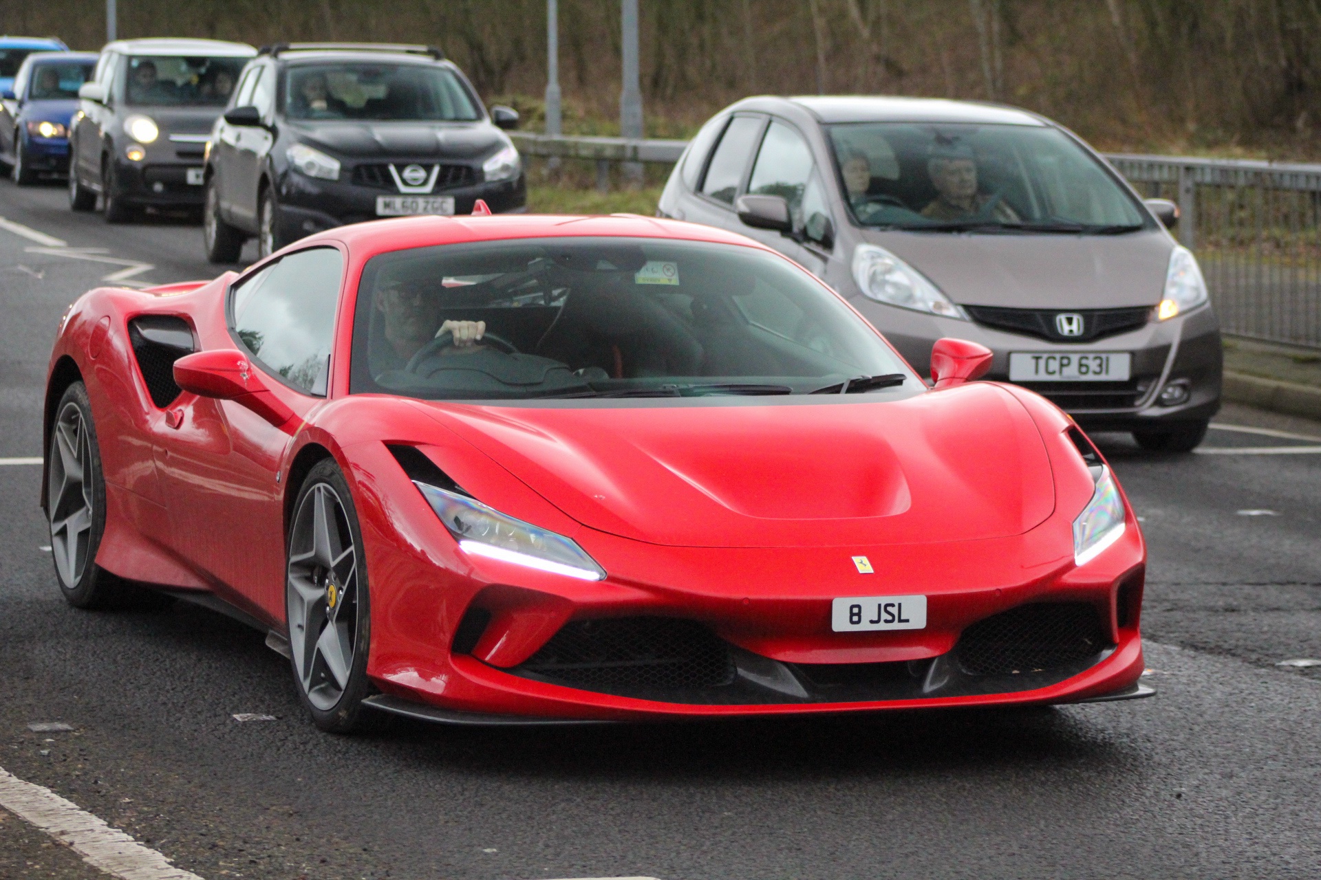 8 JSL spotted on Ferrari F8