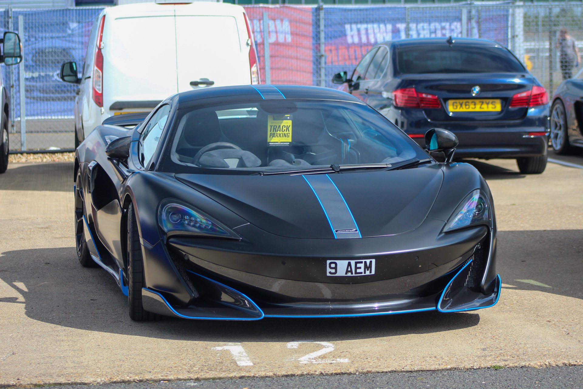 9 AEM spotted on McLaren 600LT