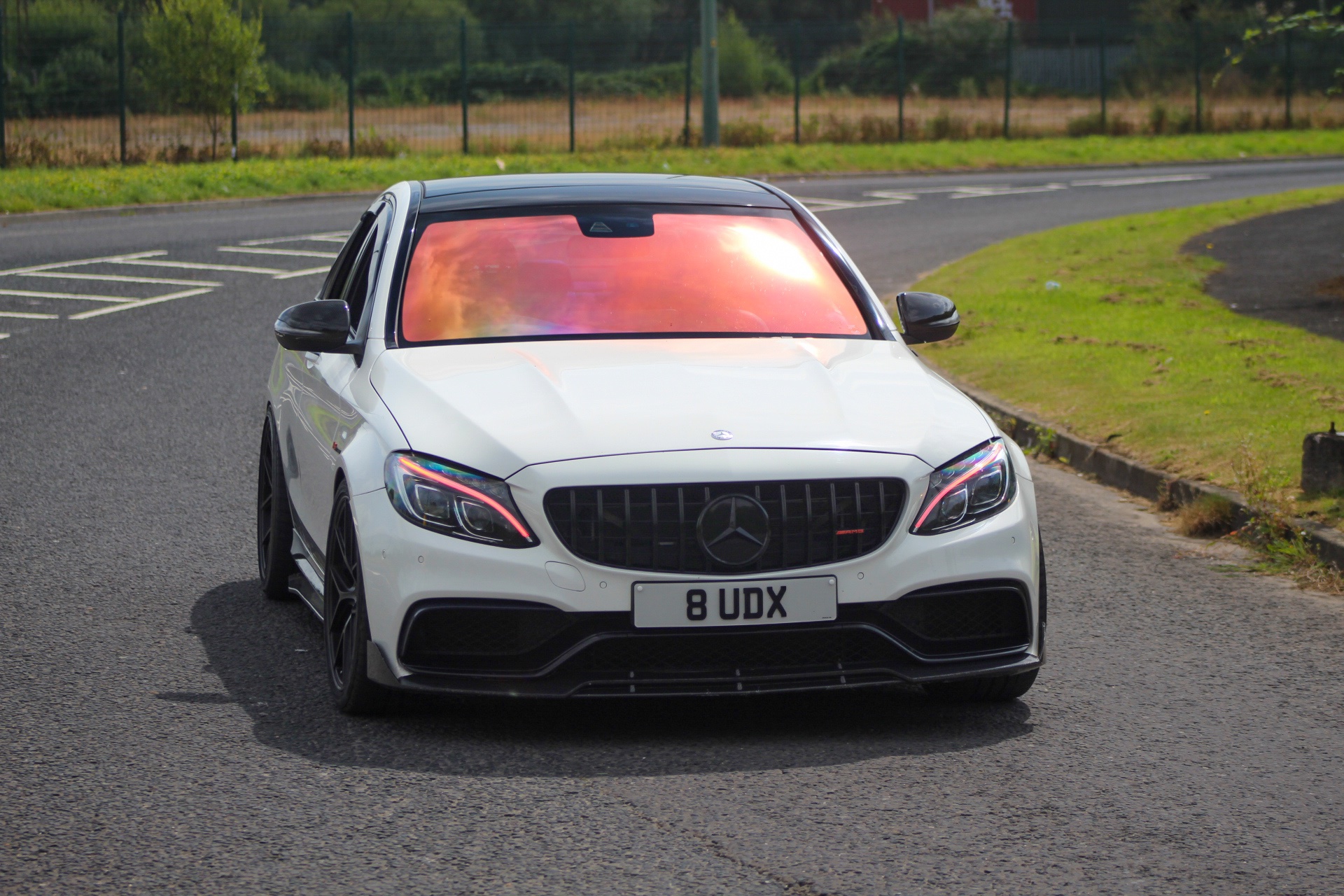 8 UDX spotted on Mercedes-Benz C-Class C63 S AMG