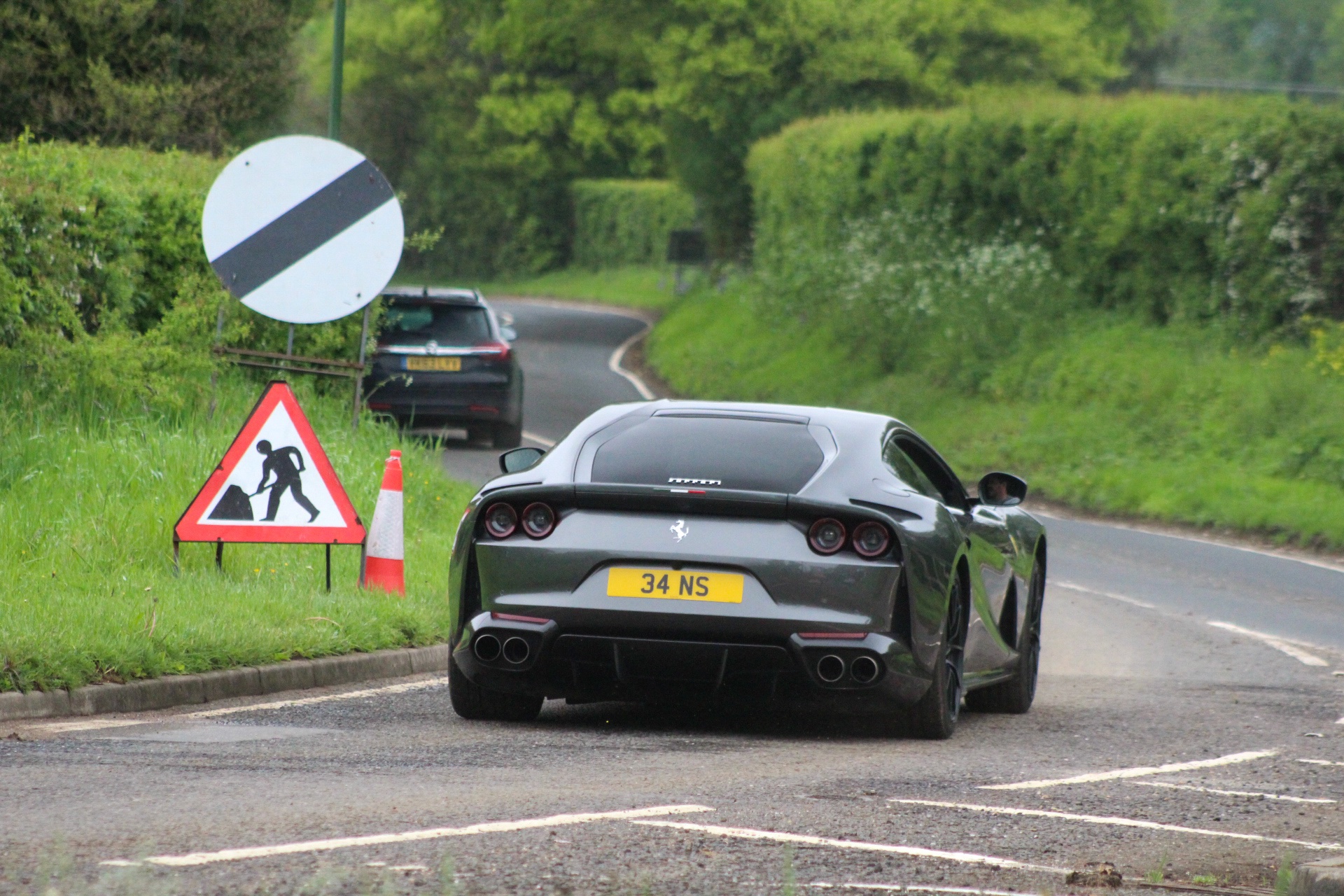 34 NS spotted on Ferrari 812 Superfast