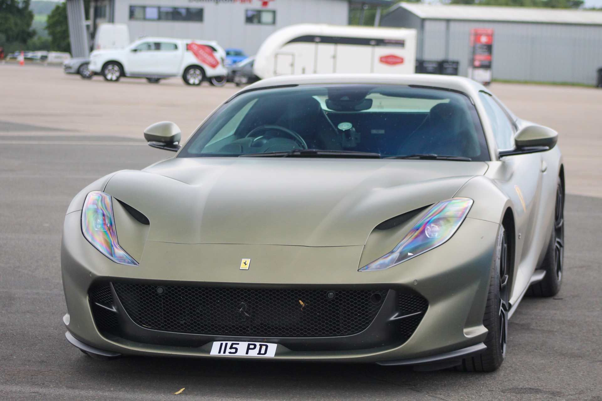 115 PD spotted on Ferrari 812