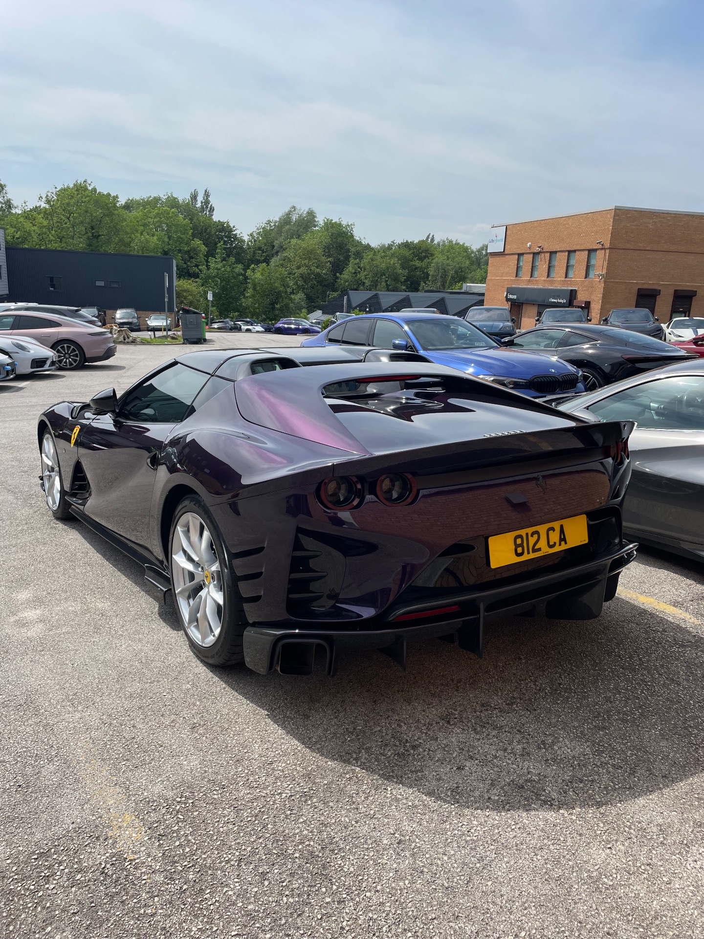 812 CA spotted on Ferrari 812