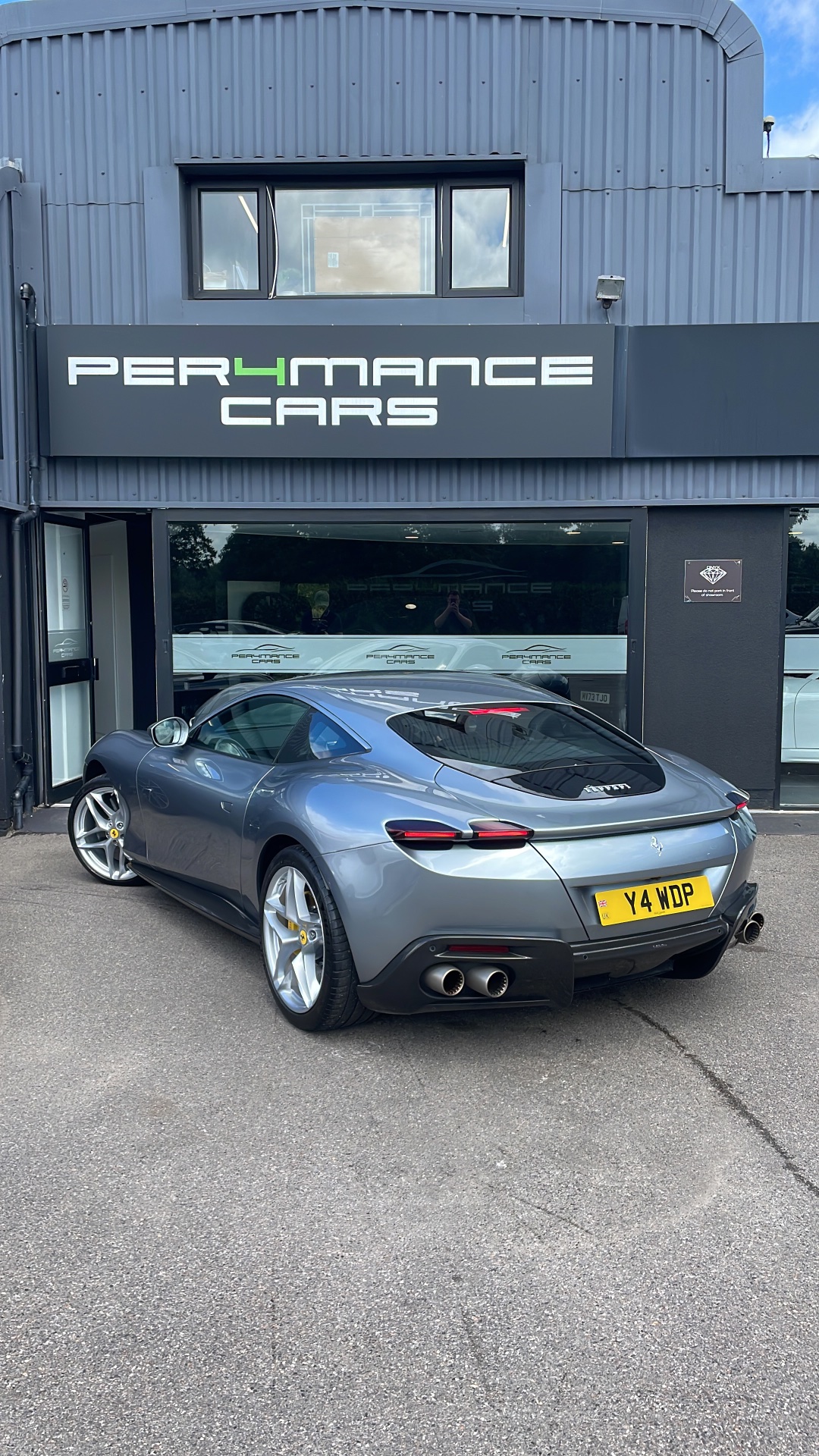 Y4 WDP spotted on Ferrari Roma