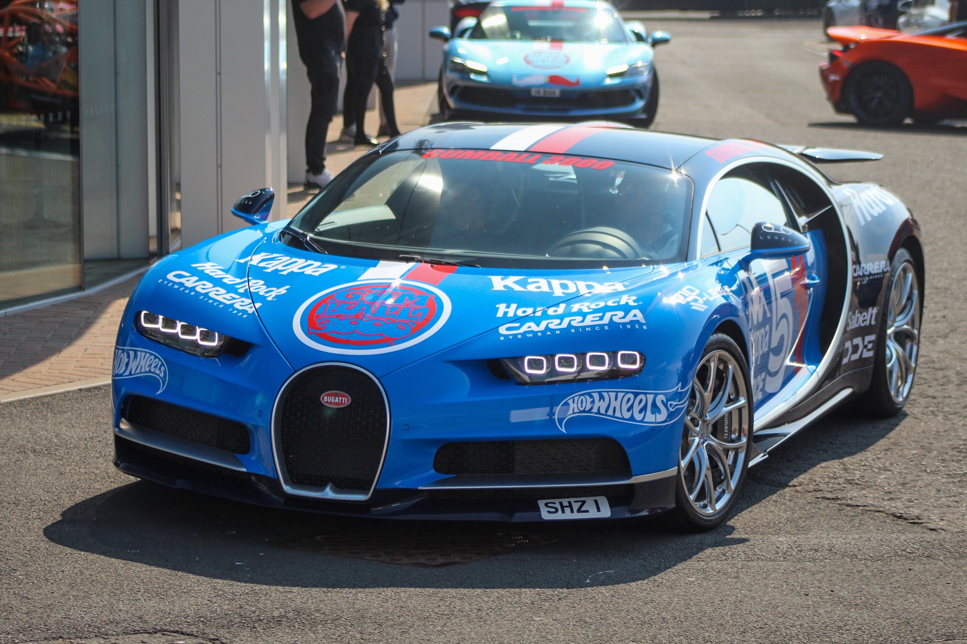 SHZ 1 spotted on Bugatti Chiron