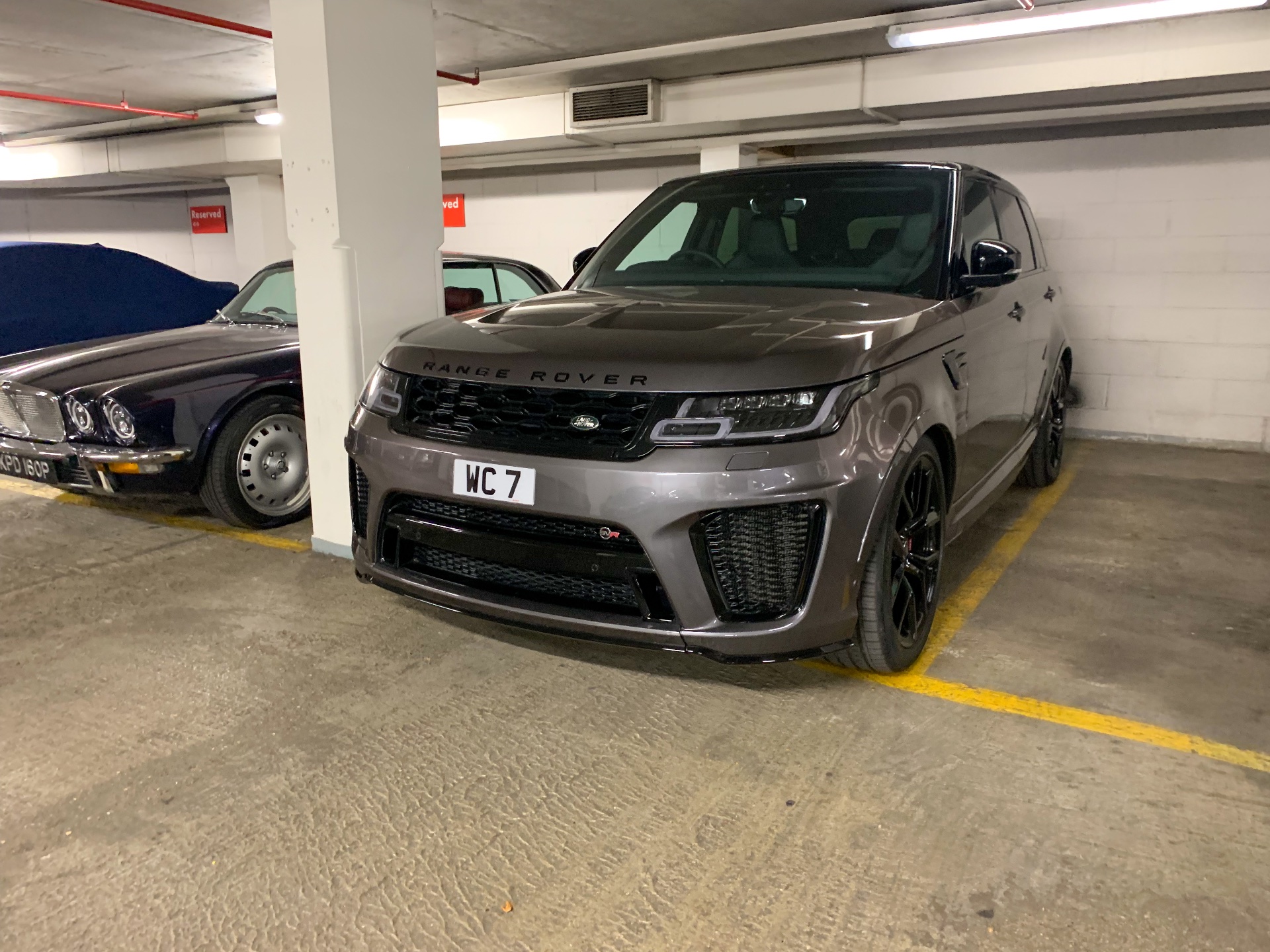WC 7 spotted on Land Rover Range Rover Sport