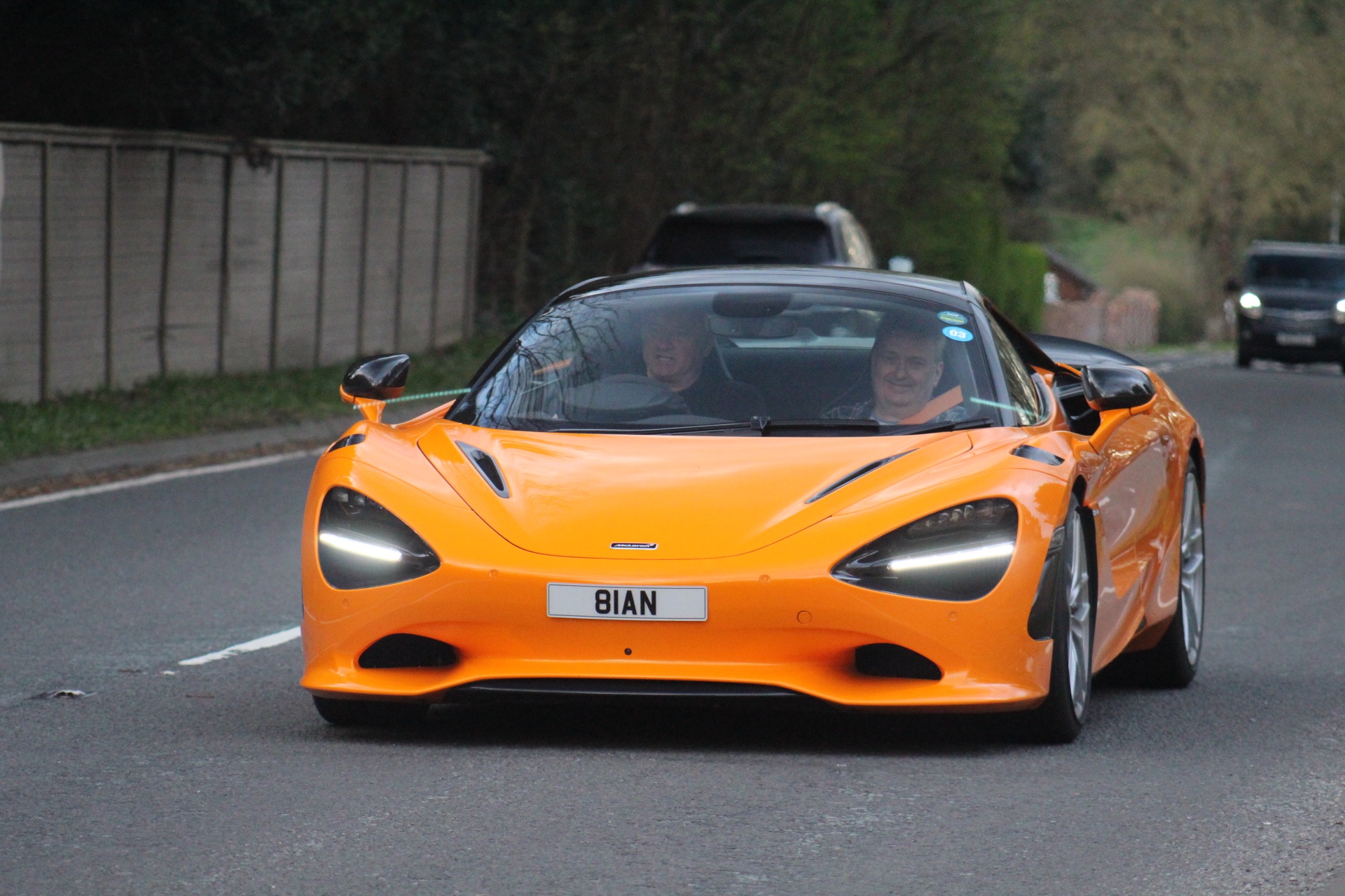 81 AN spotted on McLaren 750S