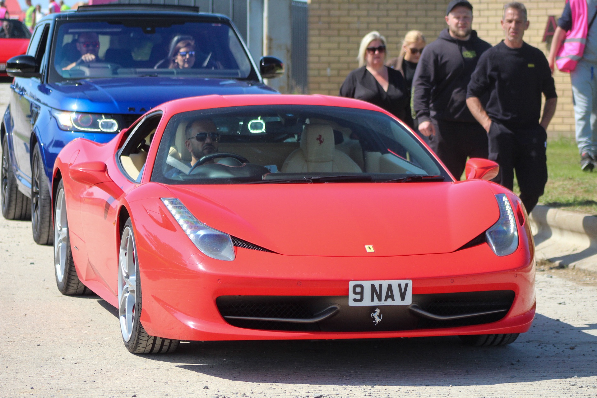 9 NAV spotted on Ferrari 458