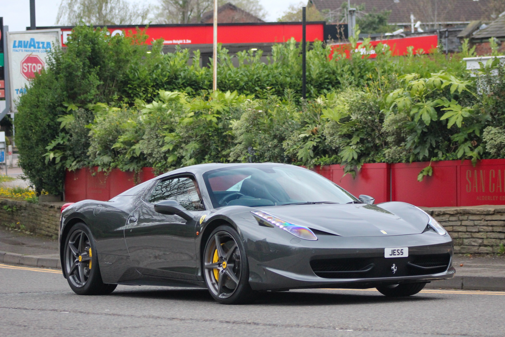 JES 5 spotted on Ferrari 458