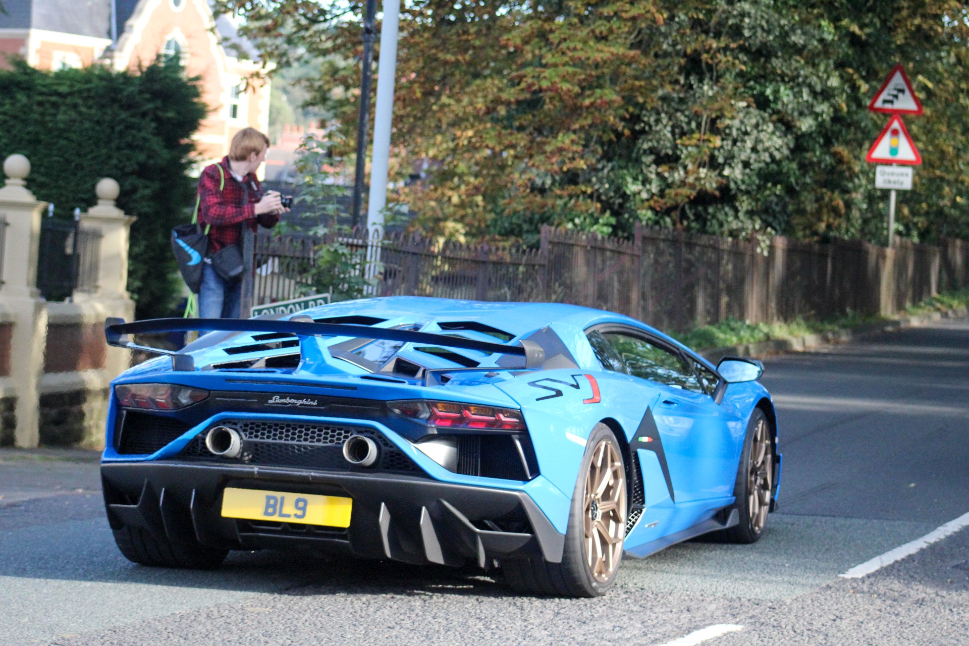 BL 9 spotted on Lamborghini Aventador