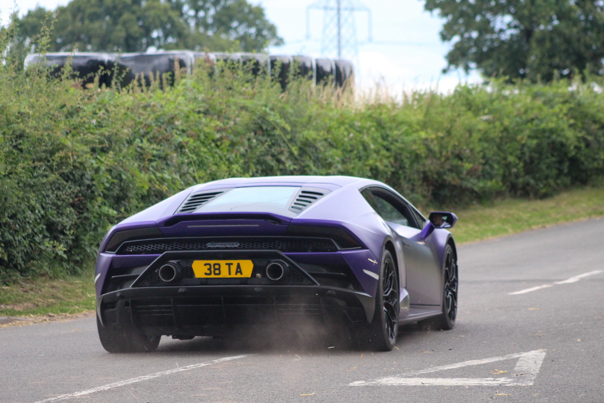 38 TA spotted on Lamborghini Huracan Evo