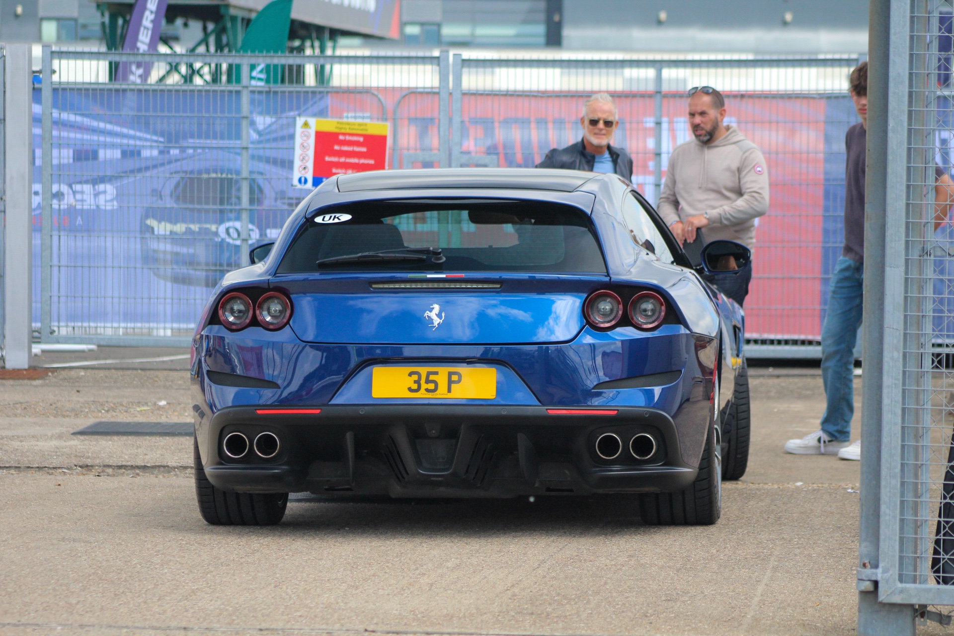 35 P spotted on Ferrari GTC4 Lusso