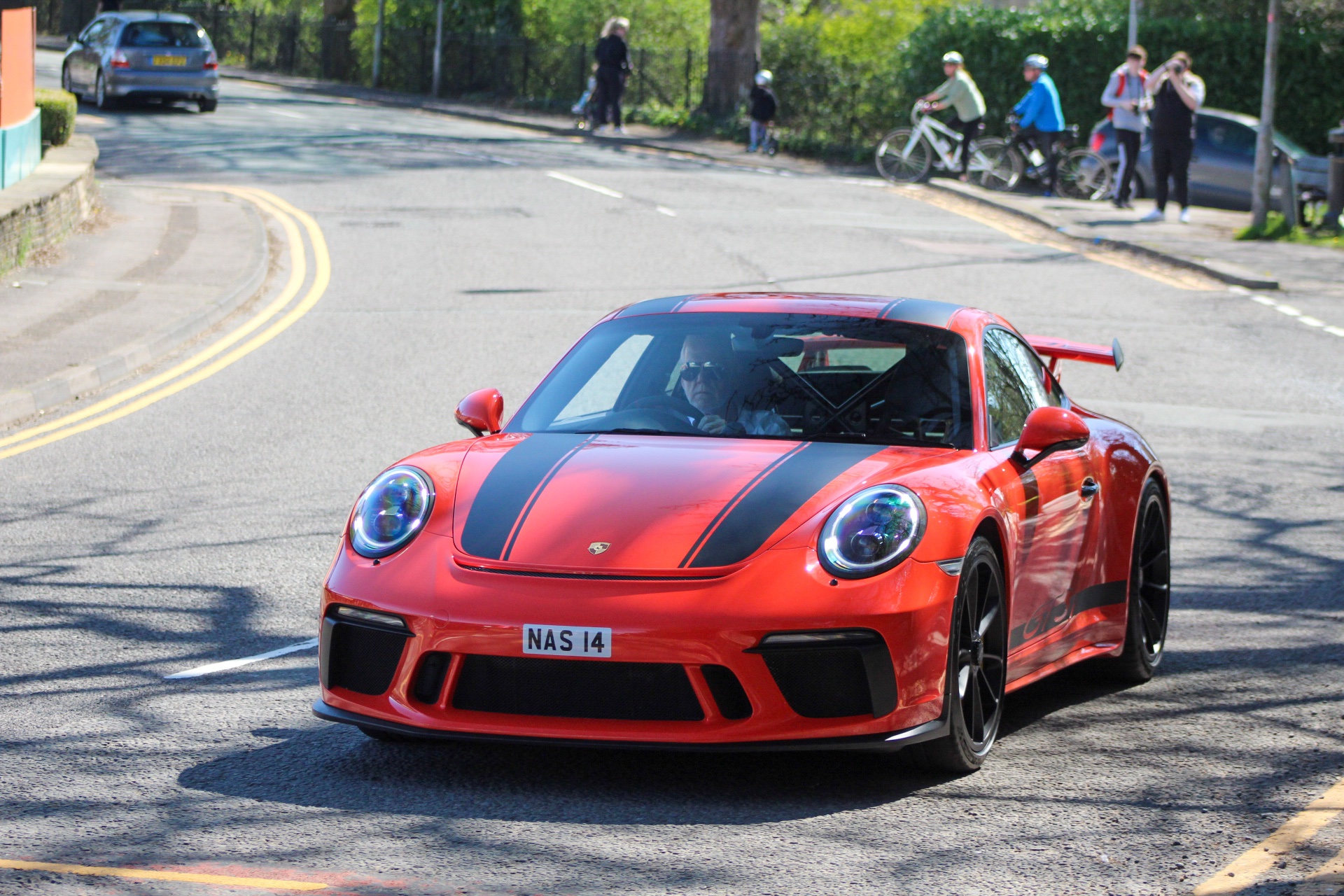 NAS 14 spotted on Porsche 911 GT3