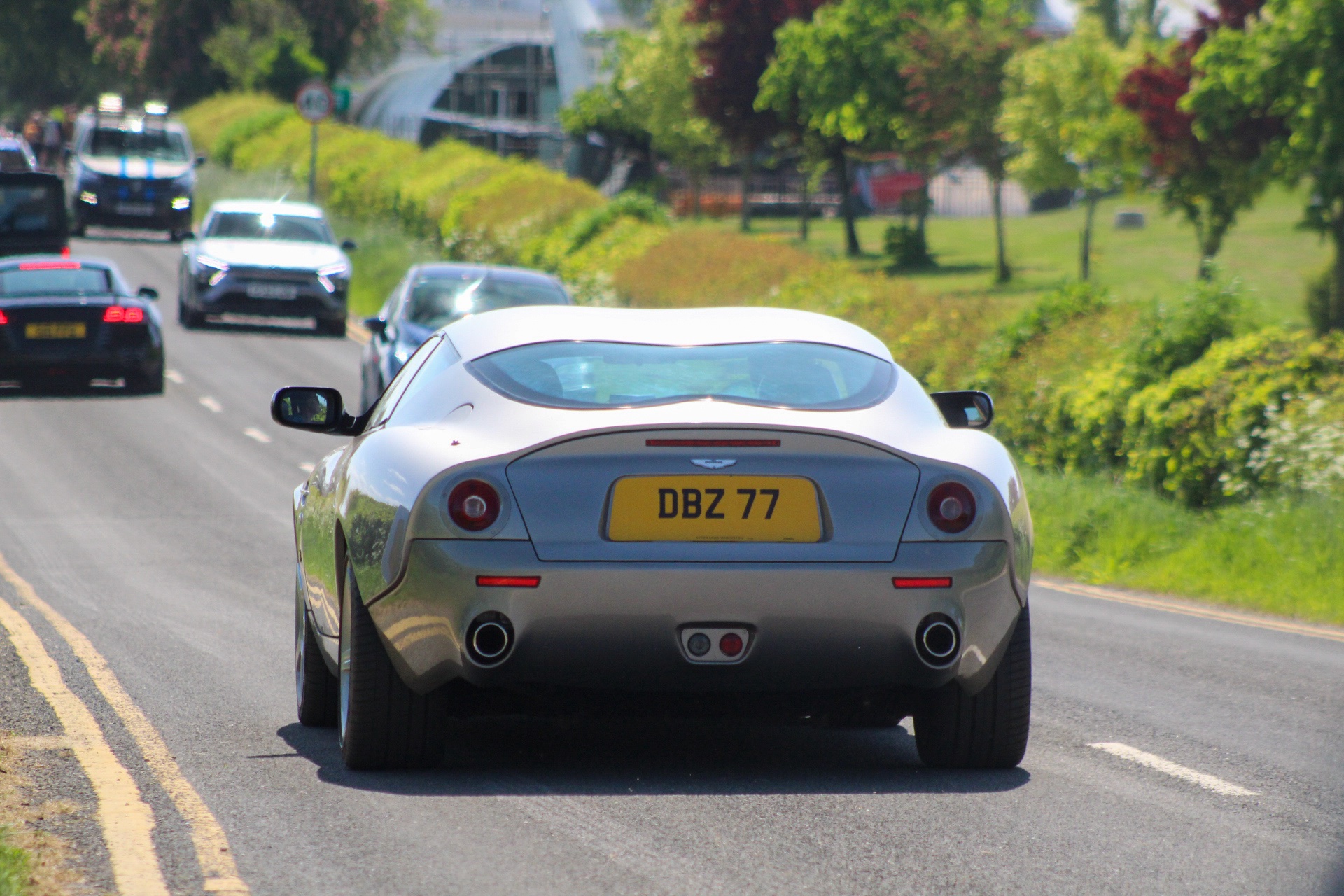 DBZ 77 spotted on Aston Martin DB7 Zagato