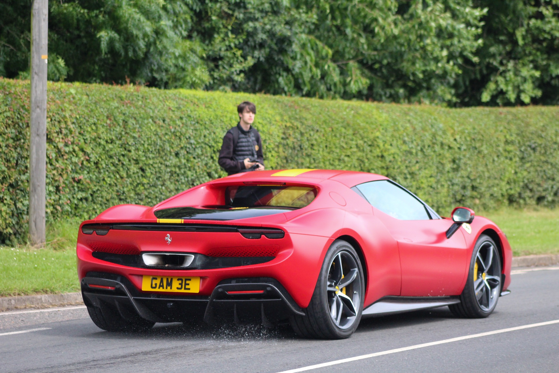 GAM 3E spotted on Ferrari 296