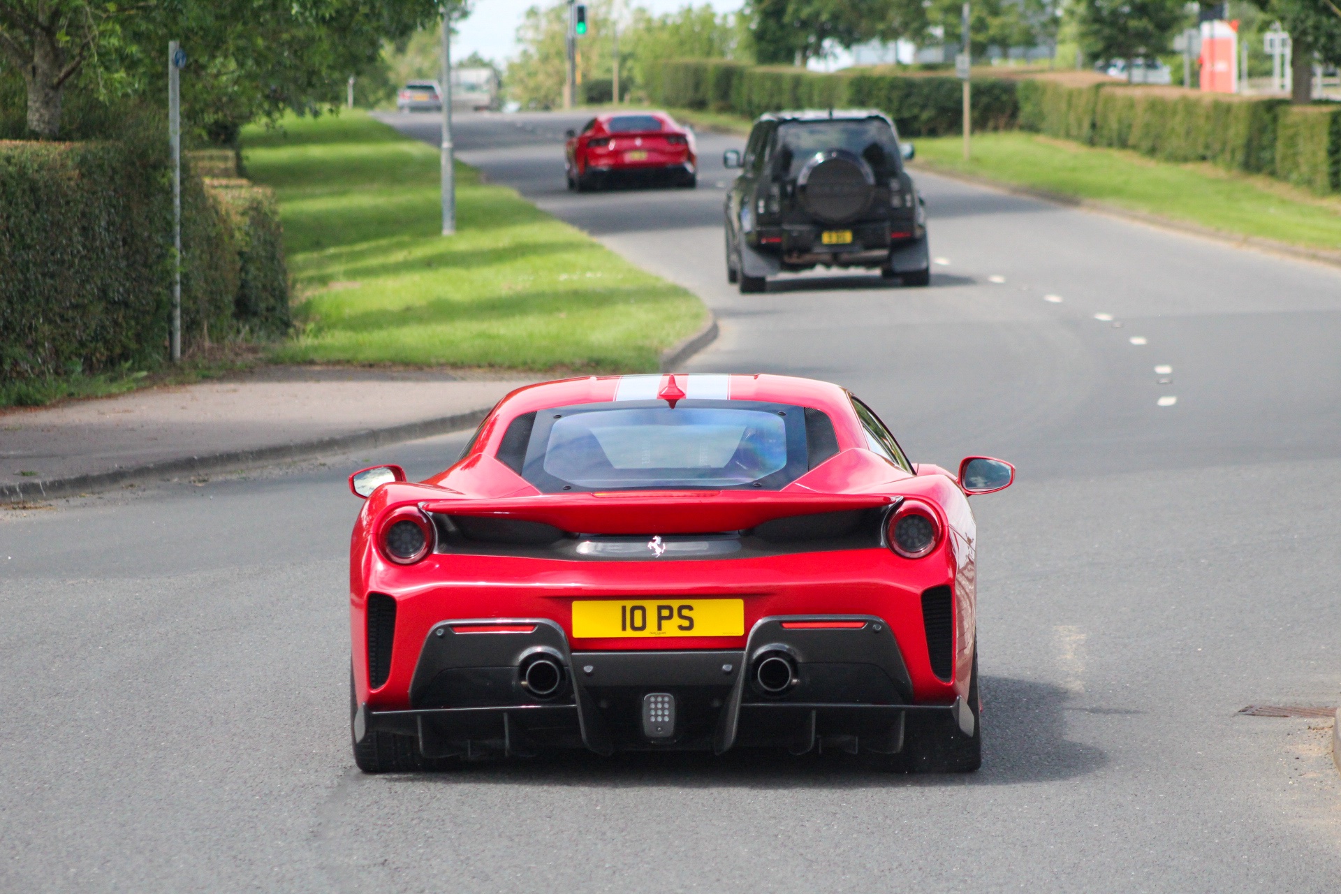10 PS spotted on Ferrari 488 Pista