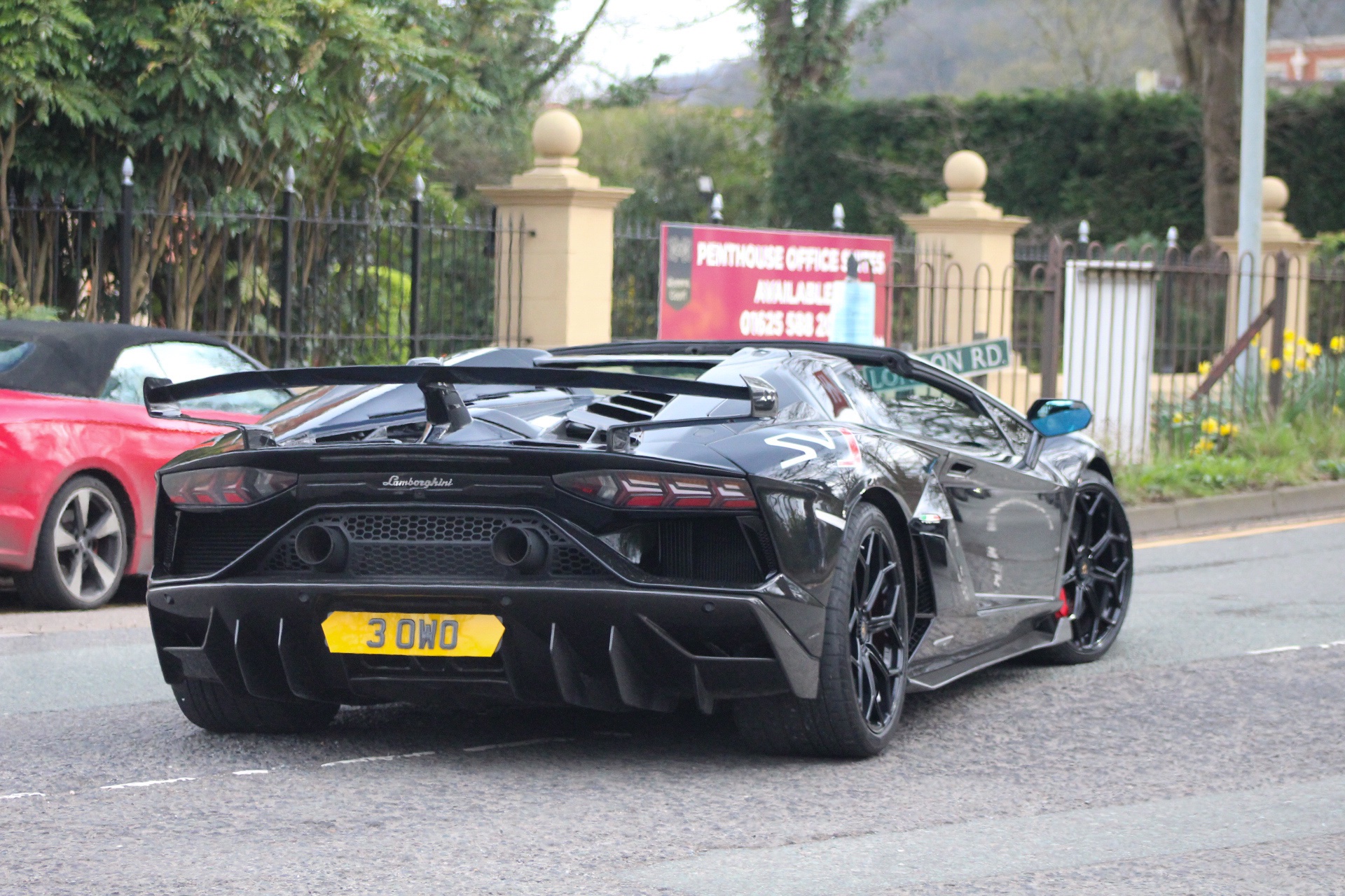 3 OWO spotted on Lamborghini Aventador SVJ