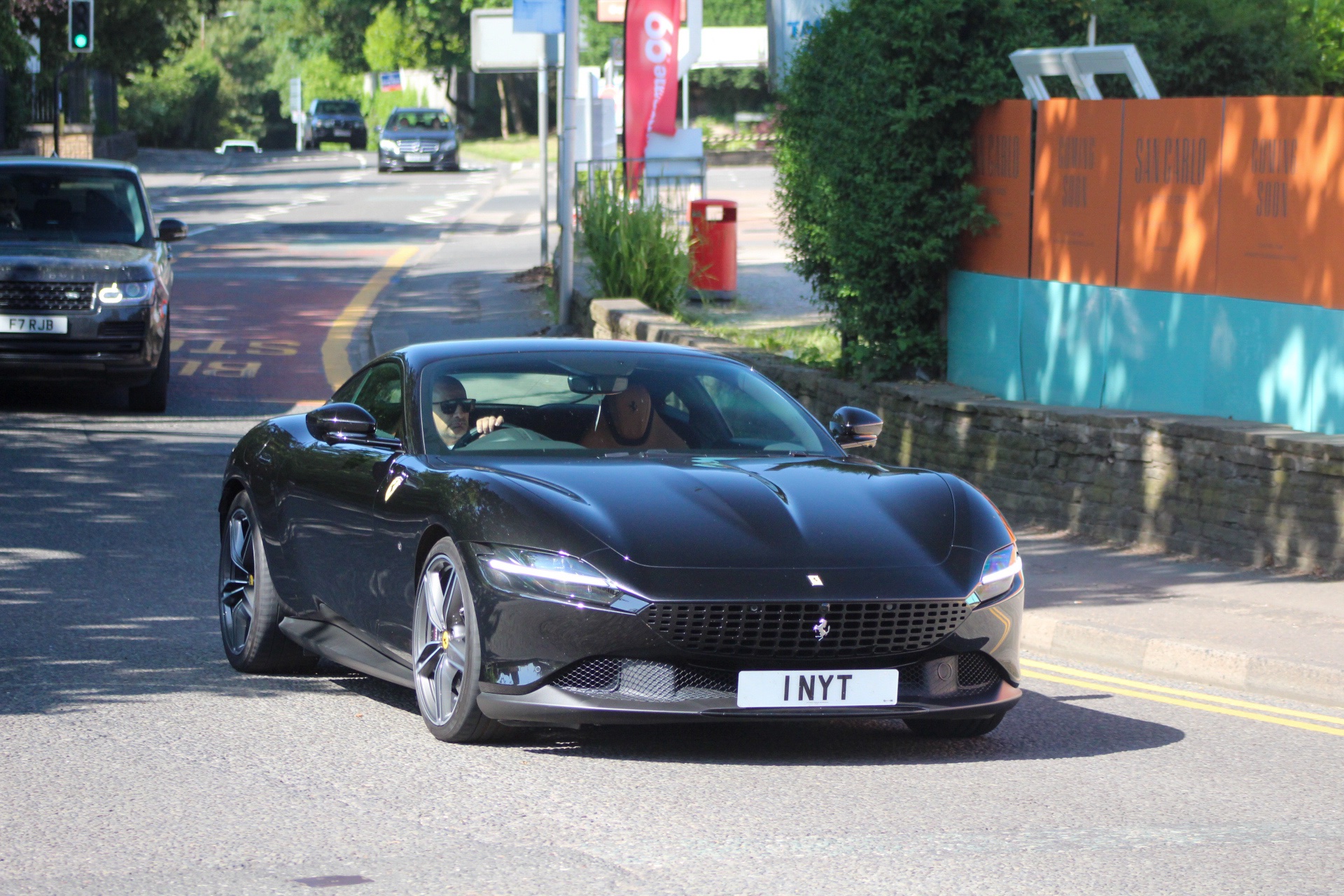 1 NYT spotted on Ferrari Roma