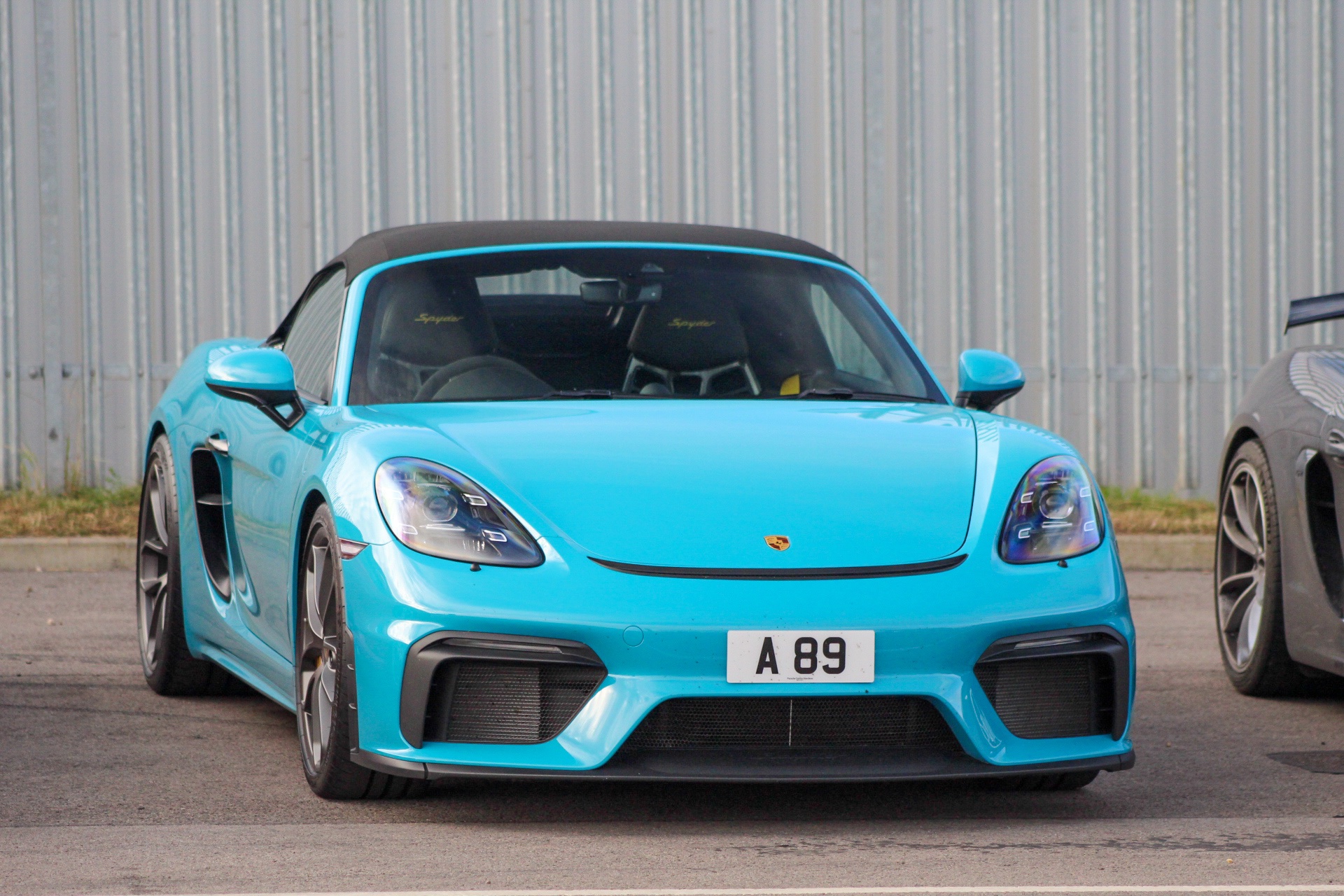 A 89 spotted on Porsche 718 Boxster