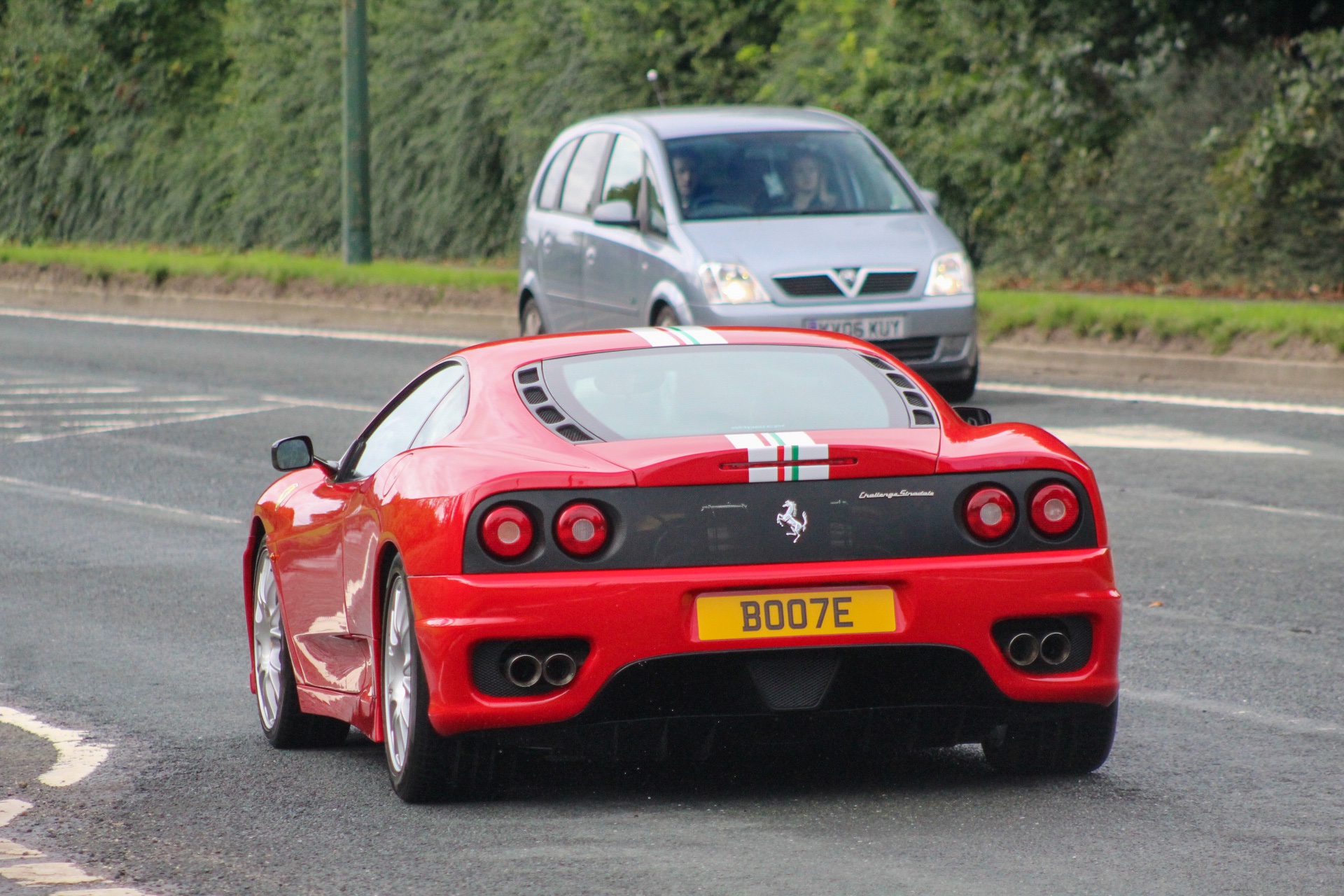 BOO 7E spotted on Ferrari 360