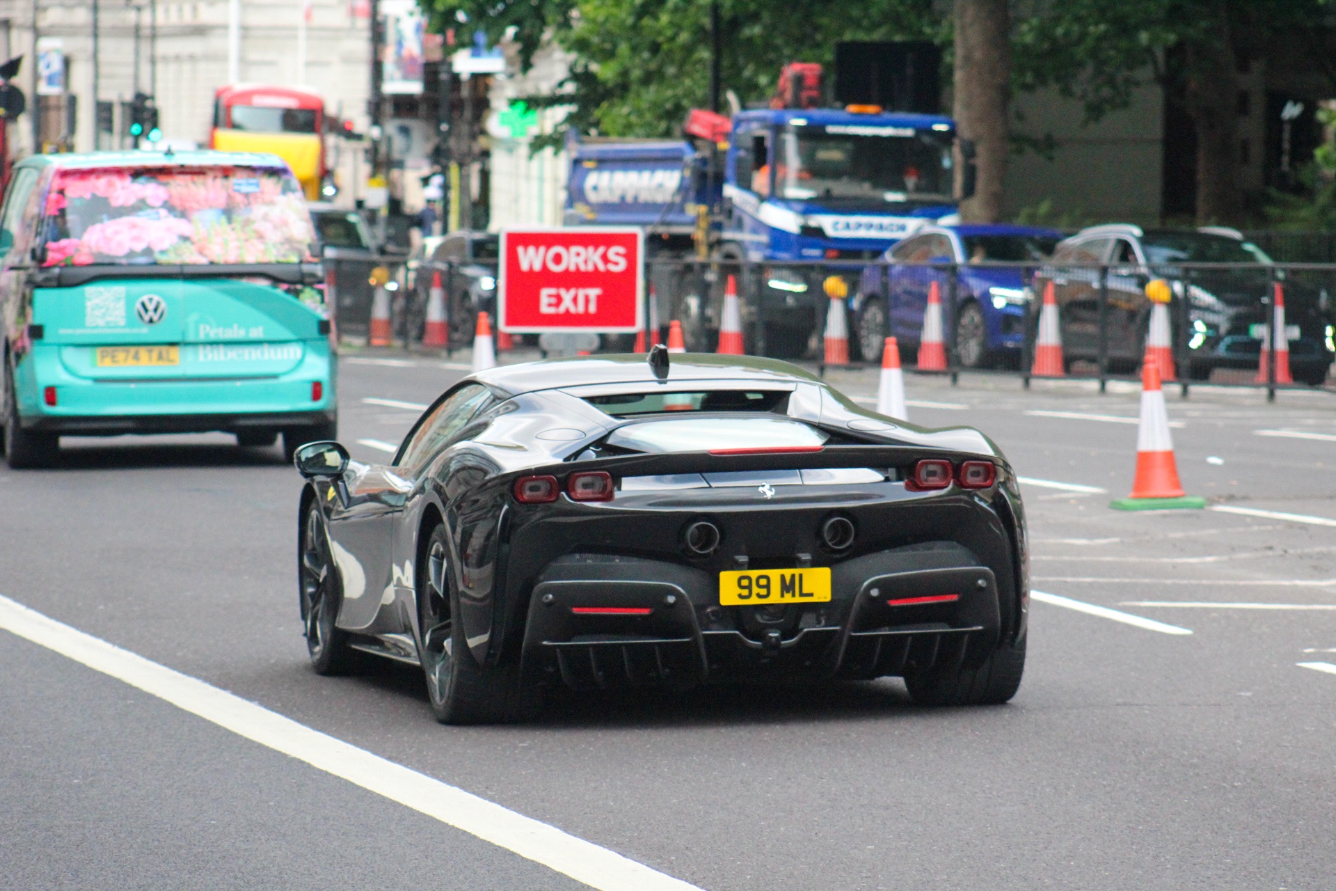 99 ML spotted on Ferrari SF90