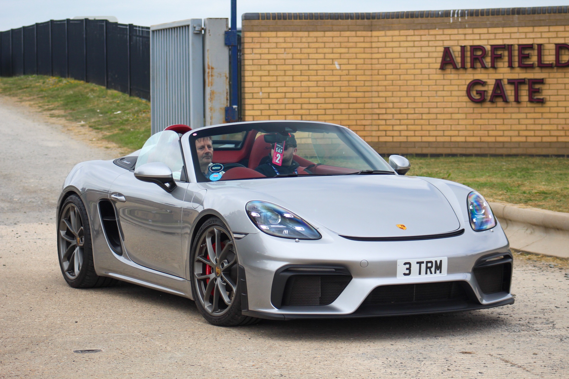 3 TRM spotted on Porsche 718 Boxster