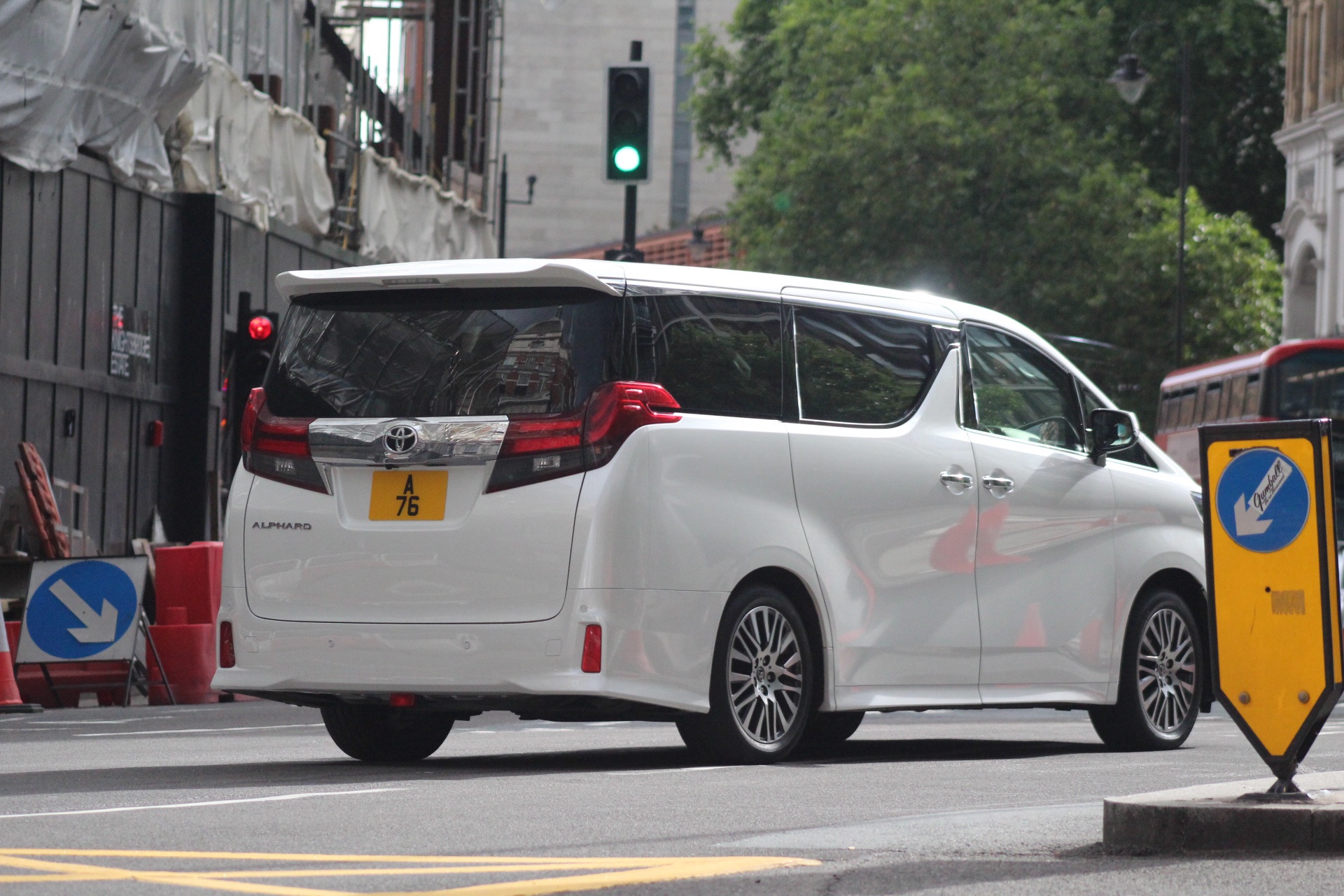 A 76 spotted on Toyota Alphard