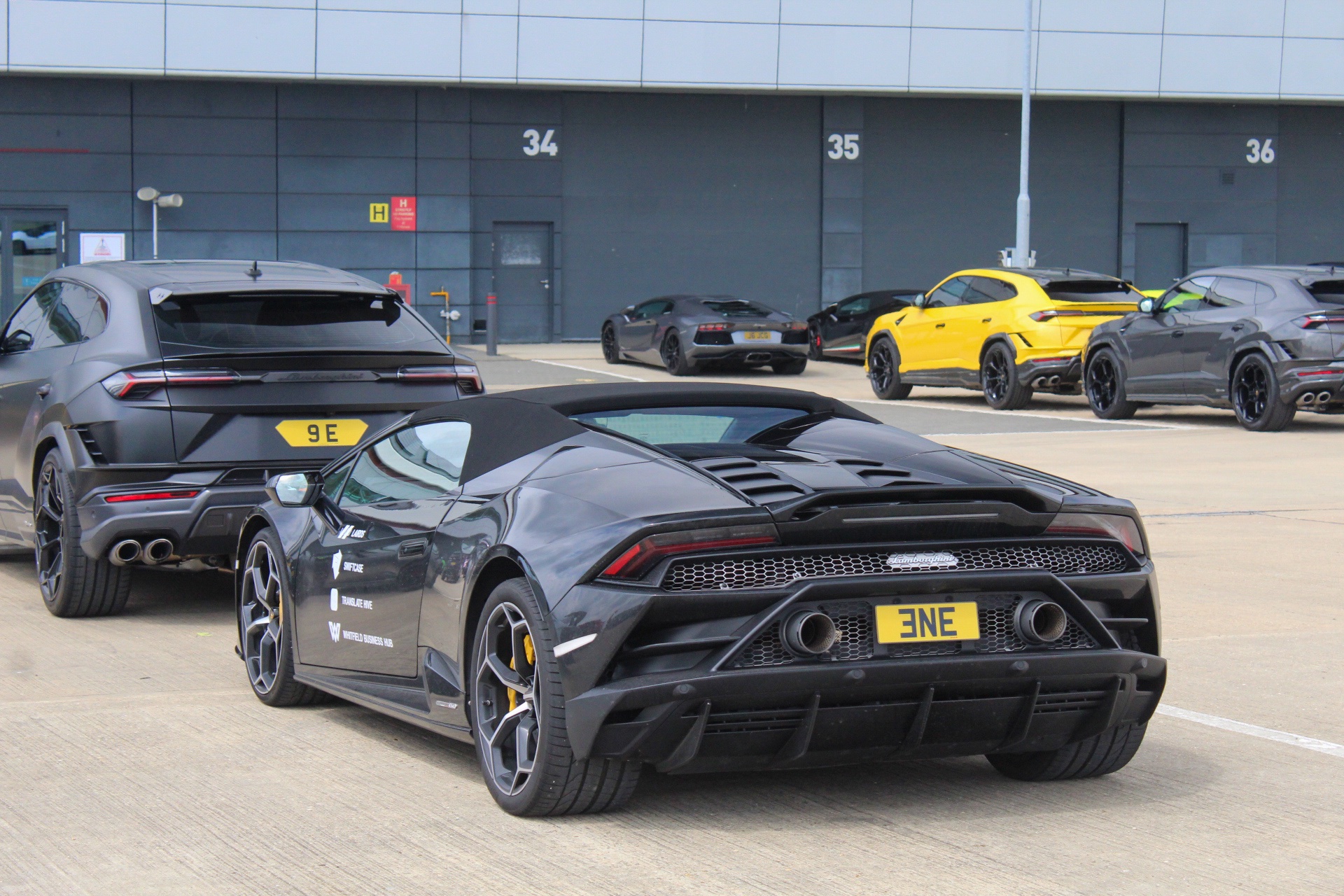 3 NE spotted on Lamborghini Huracan Evo