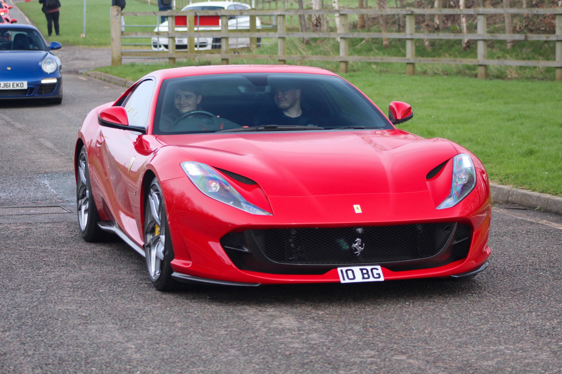 10 BG spotted on Ferrari 812