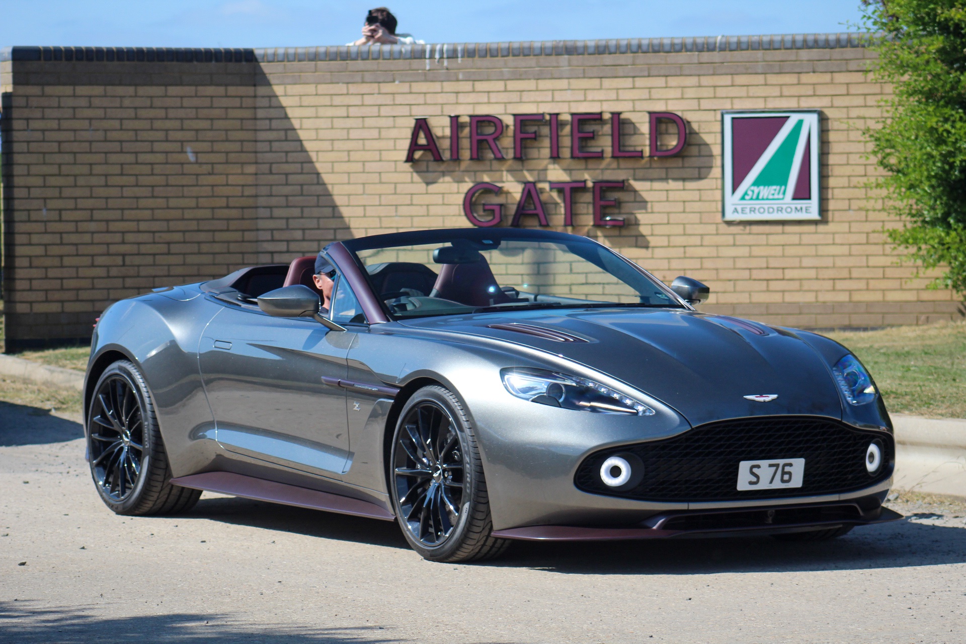 S 76 spotted on Aston Martin Vanquish