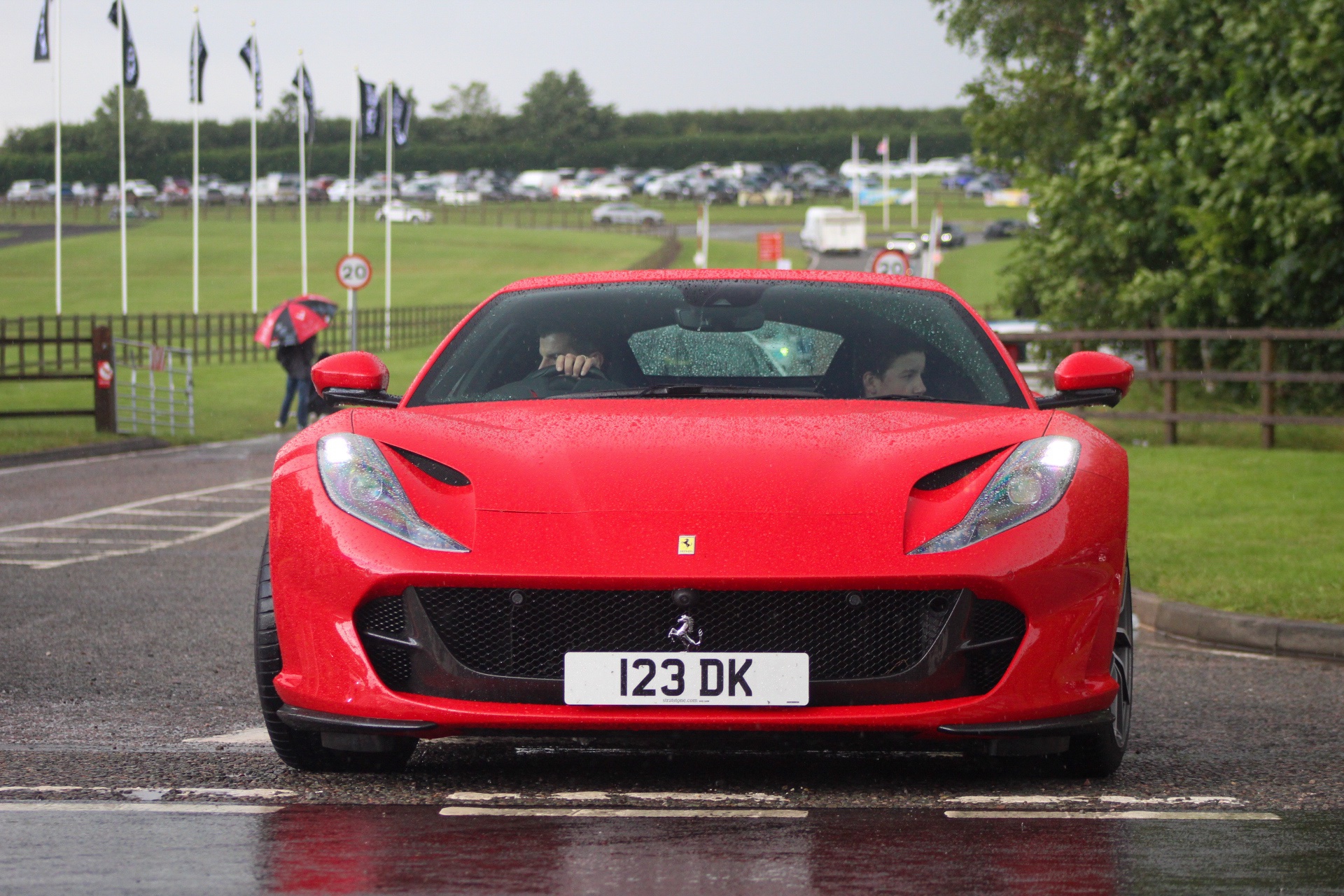 123 DK spotted on Ferrari 812