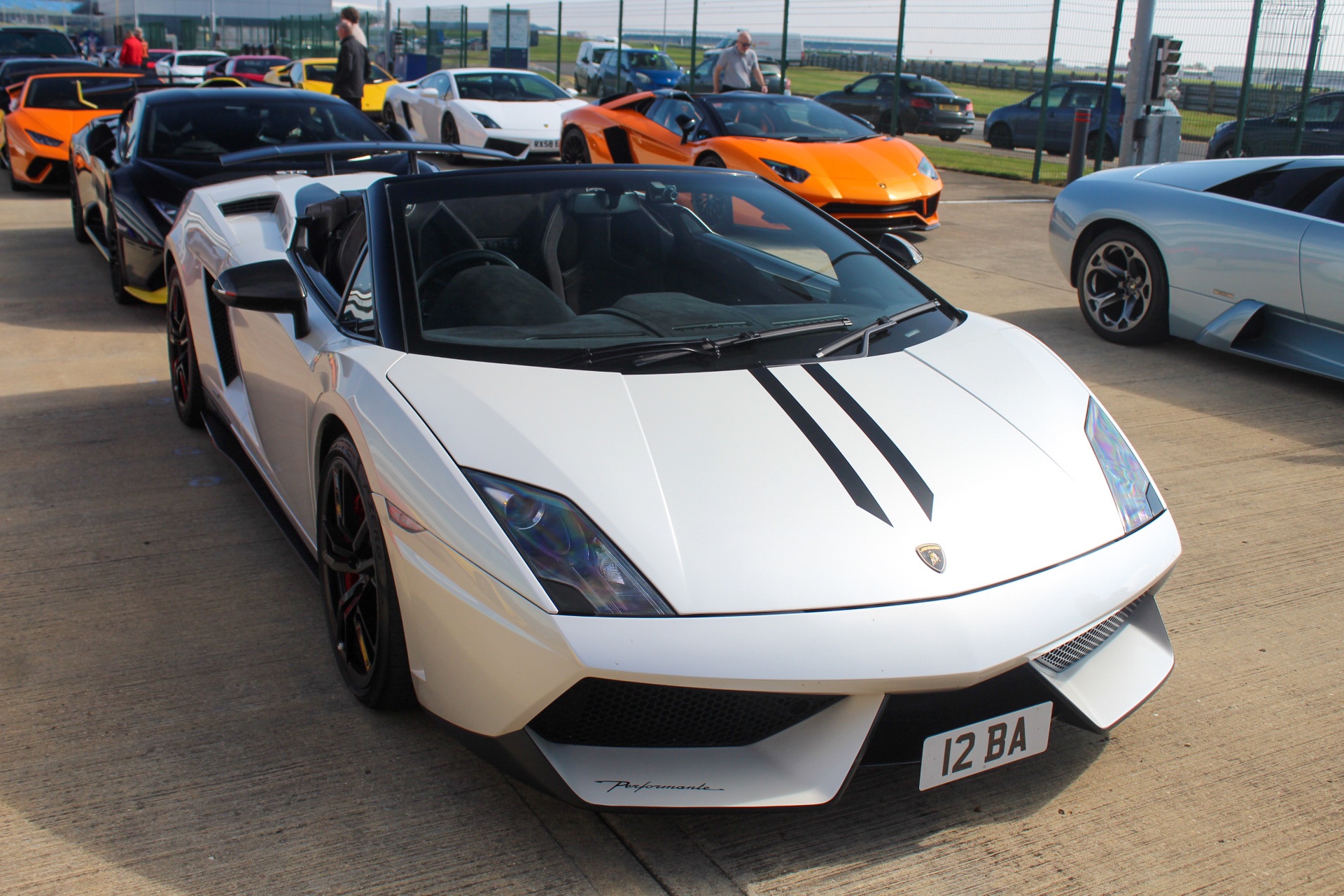 12 BA spotted on Lamborghini Gallardo Performante