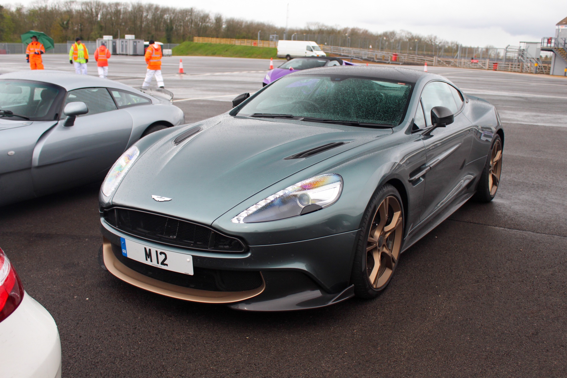 M 12 spotted on Aston Martin Vanquish