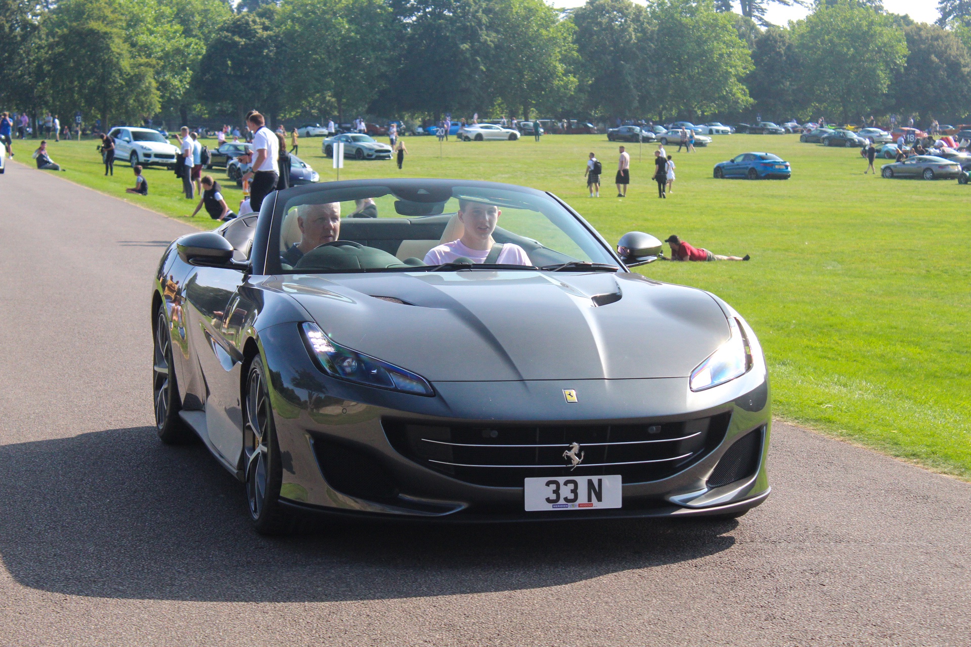 33 N spotted on Ferrari Portofino