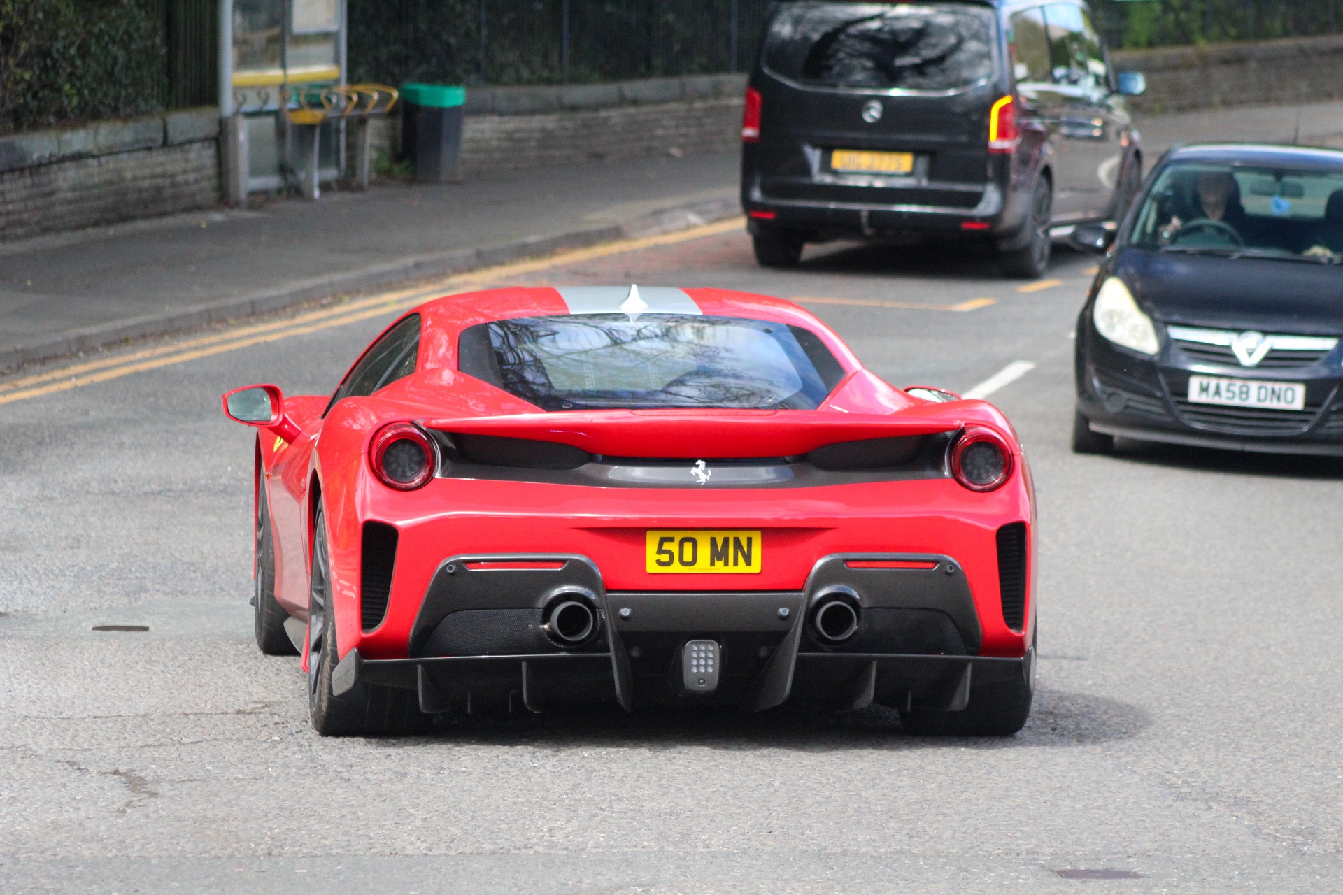 50 MN spotted on Ferrari 488 Pista