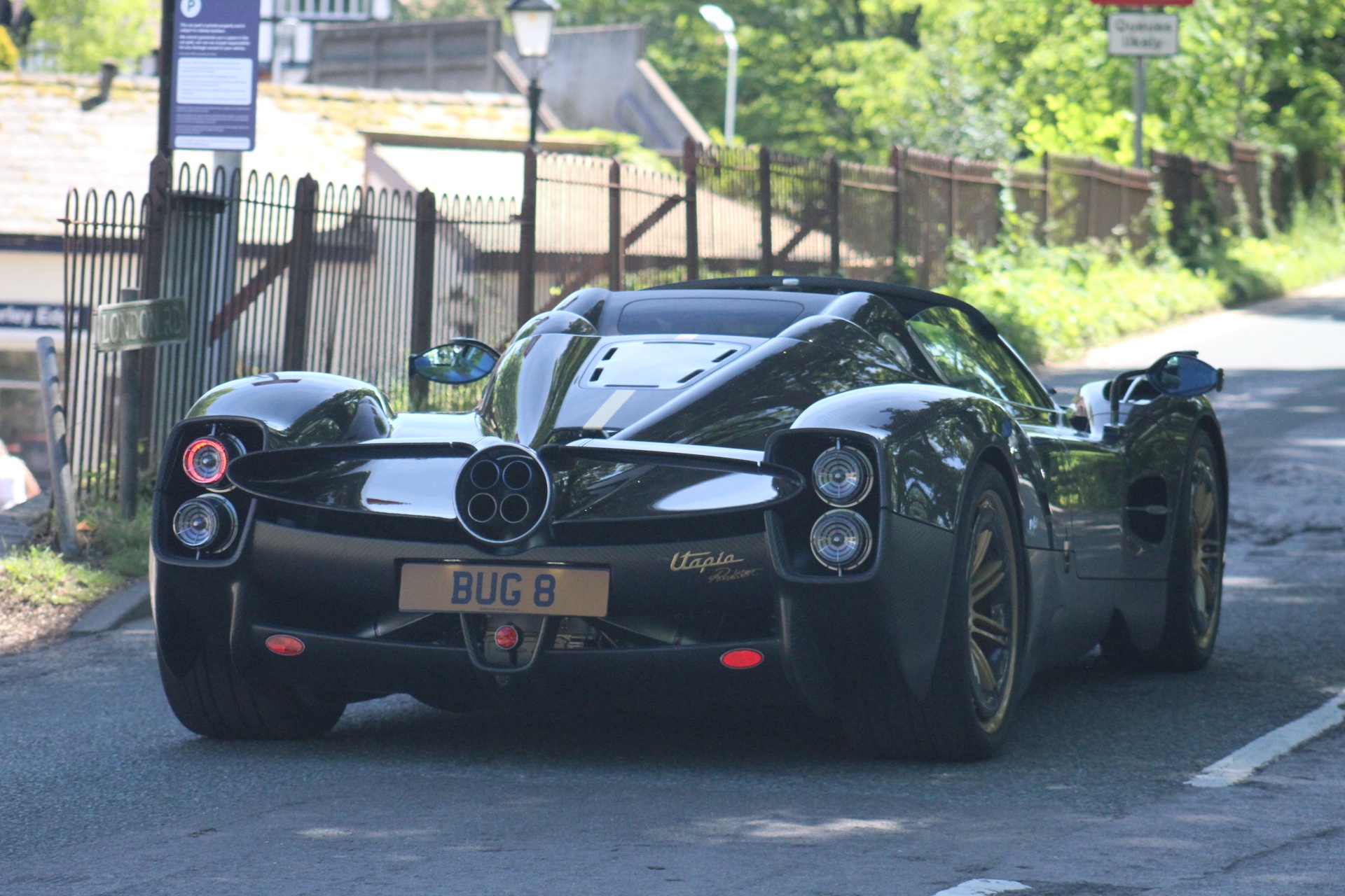 BUG 8 spotted on Pagani Utopia