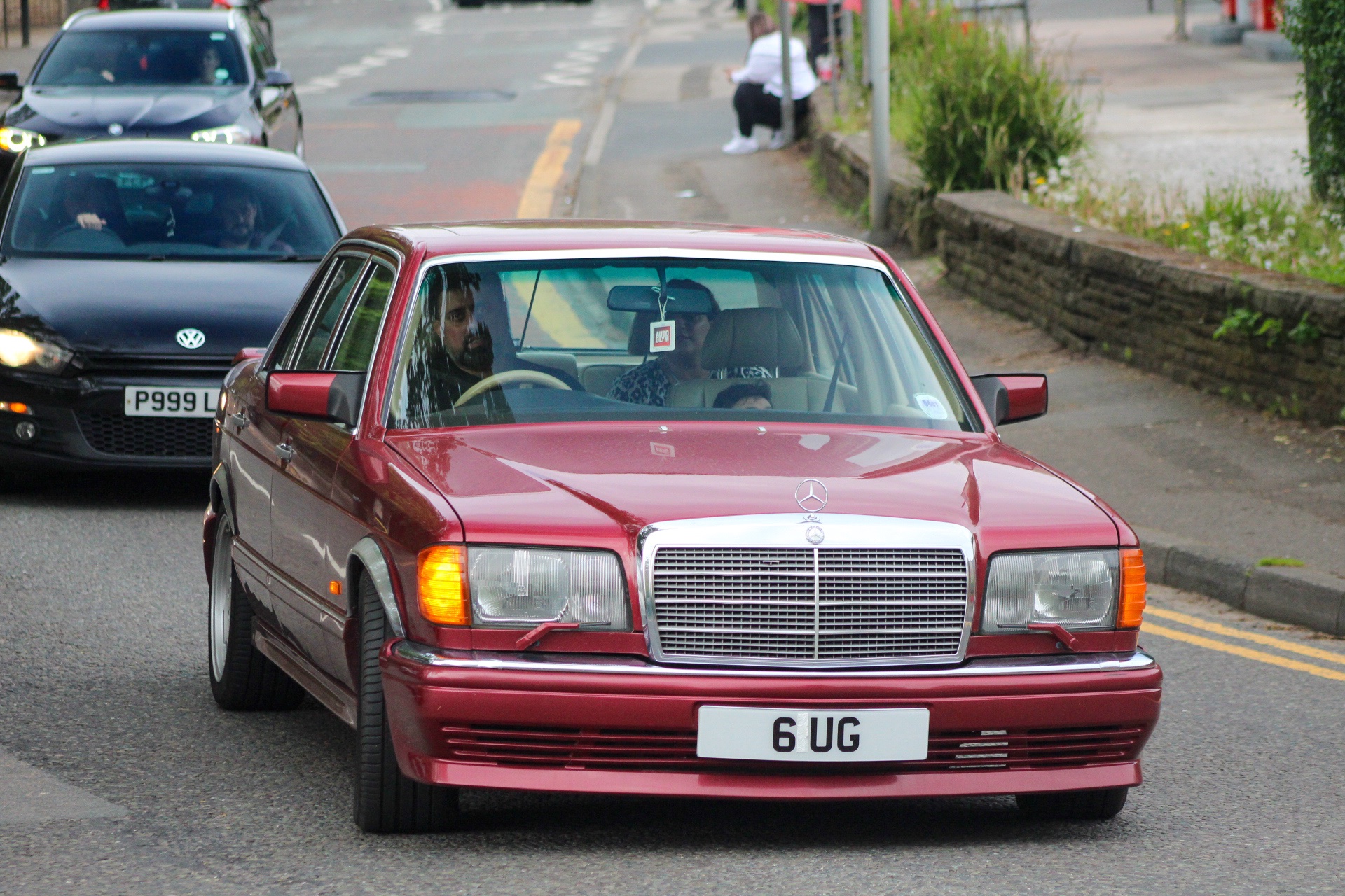 6 UG spotted on Mercedes-Benz 560SEC
