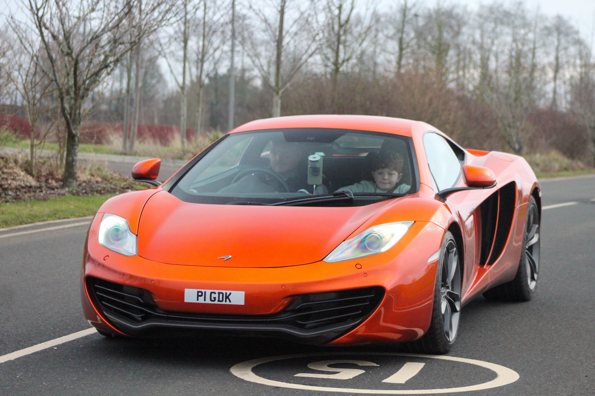 P1 GDK spotted on McLaren MP4-12C