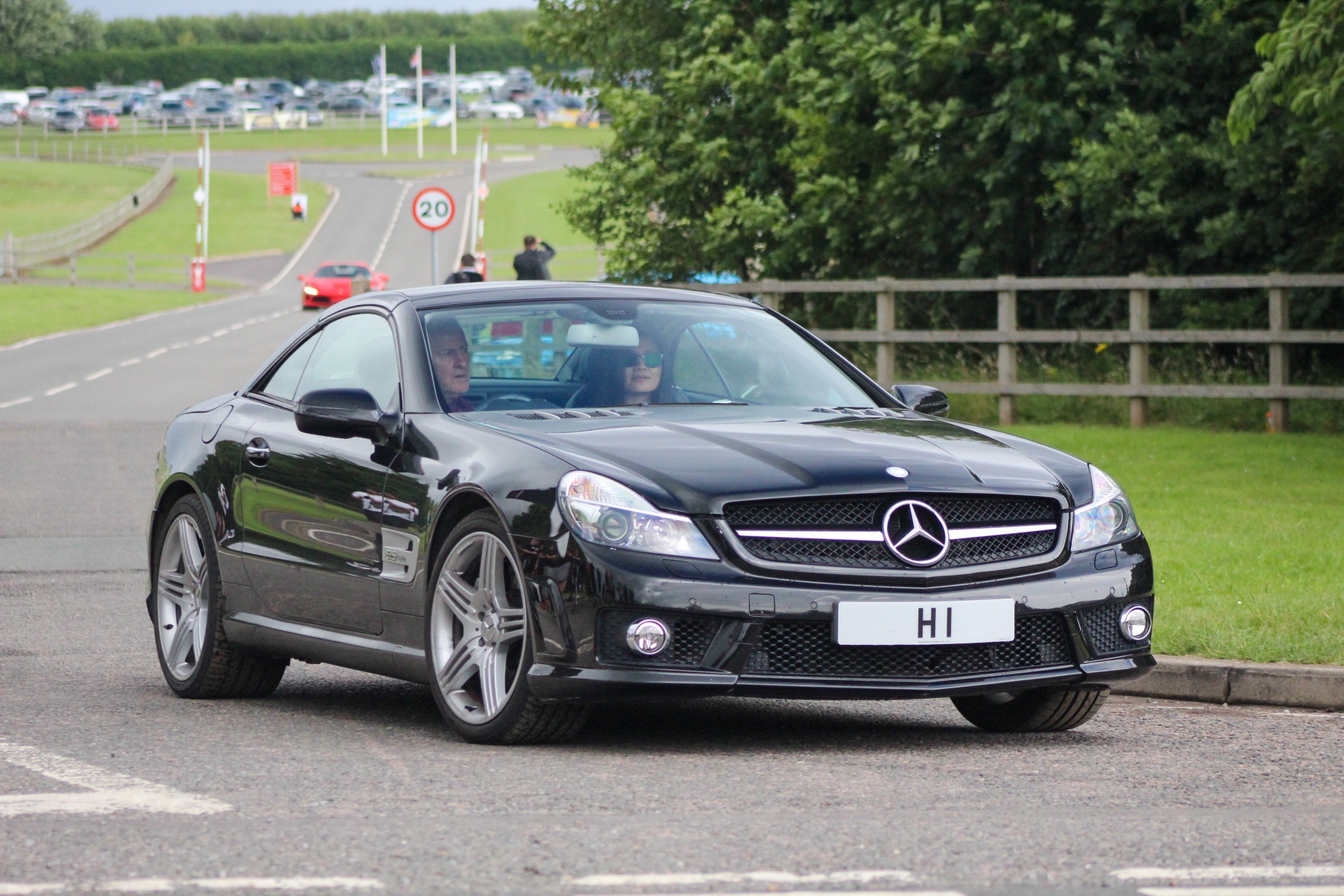 H 1 spotted on Mercedes-Benz SL 63 AMG