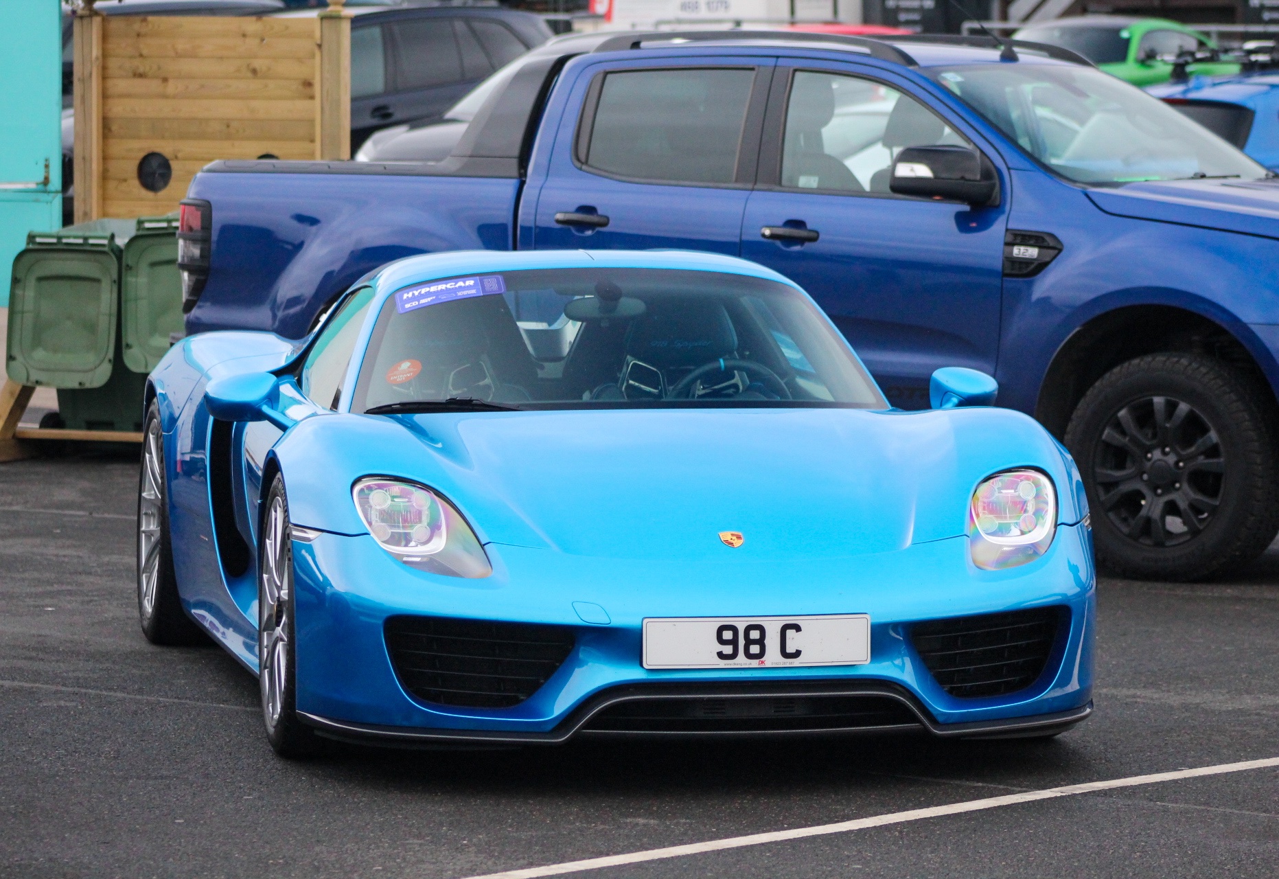 98 C spotted on Porsche 918 Spyder