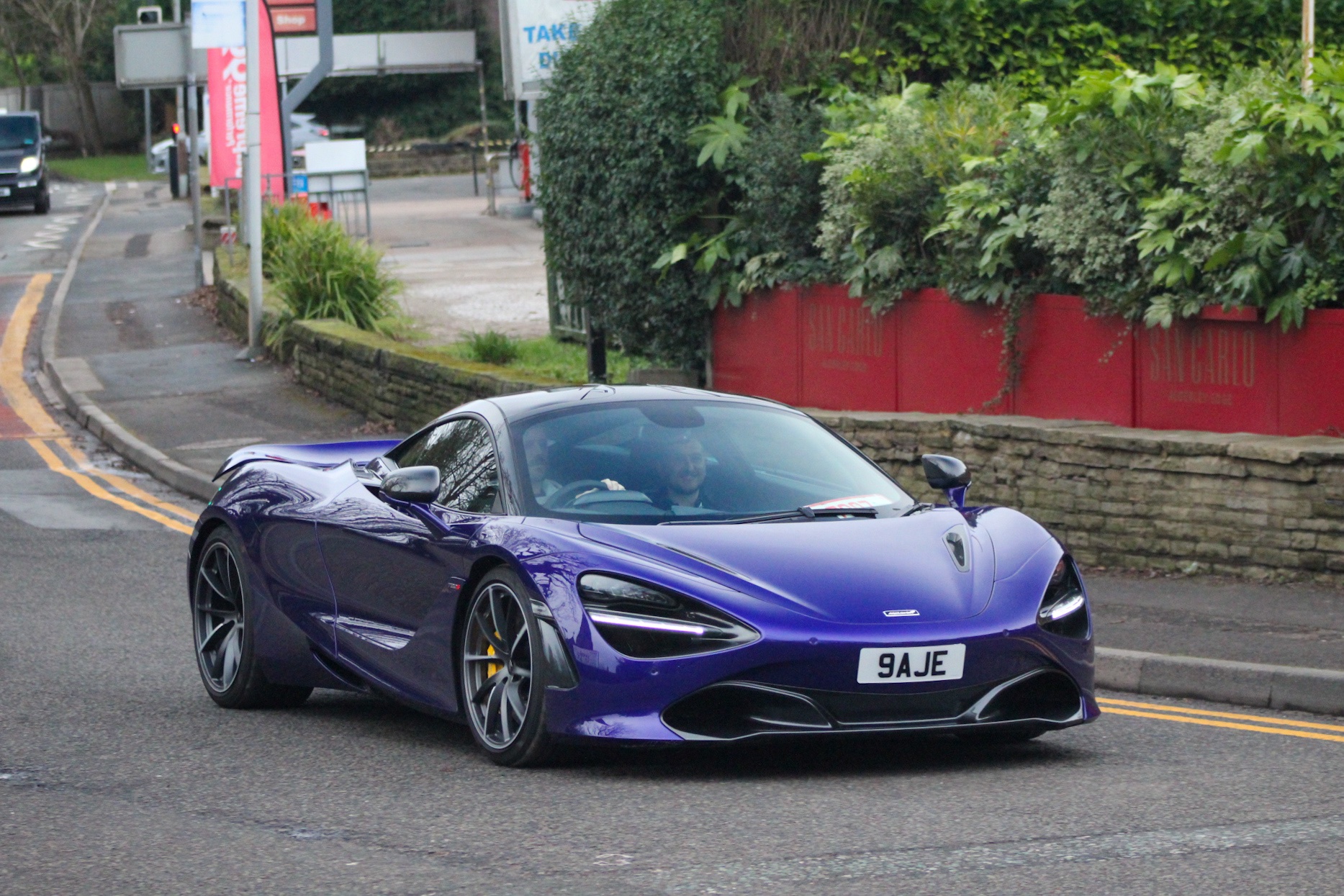 9 AJE spotted on McLaren 720S