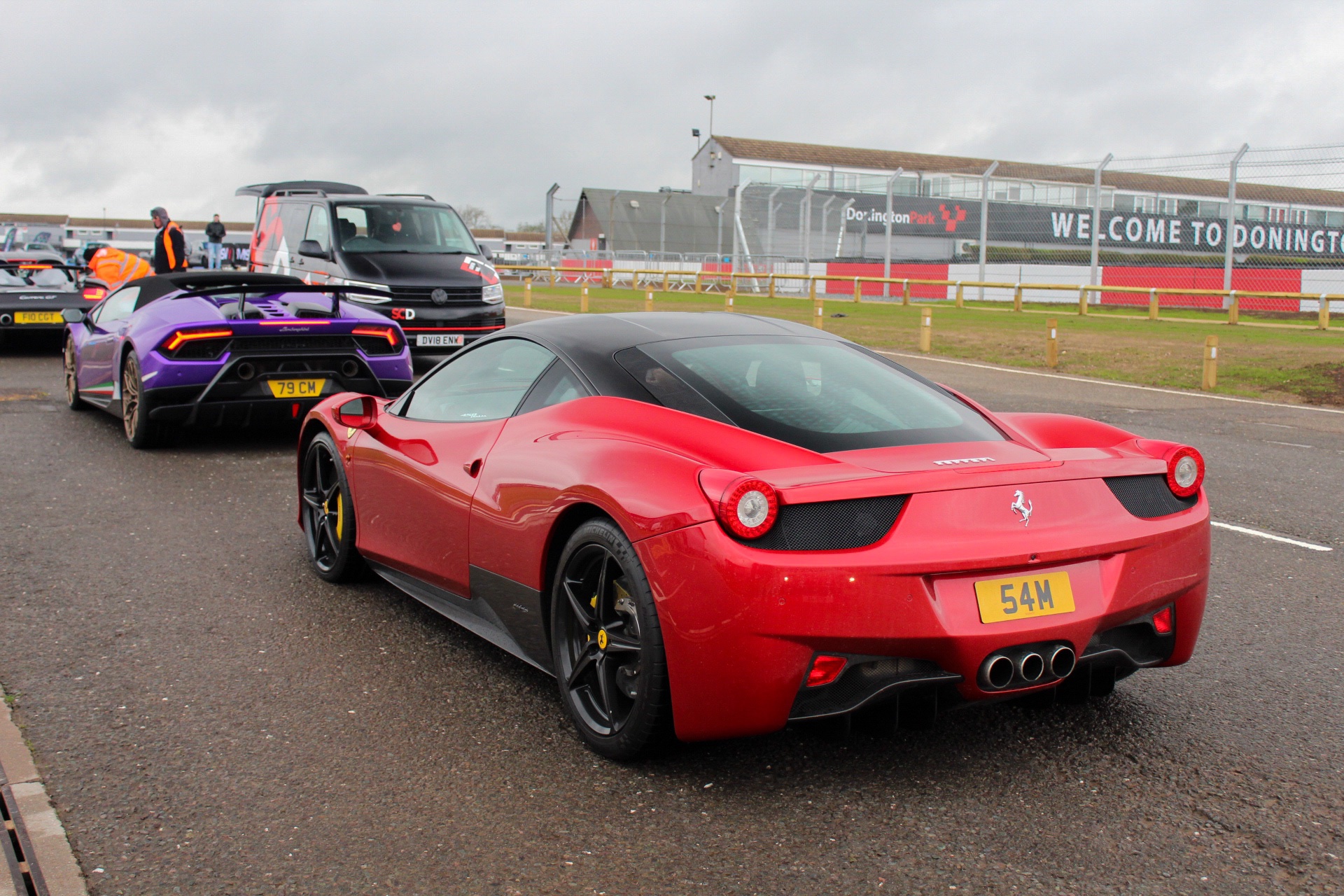 54 M spotted on Ferrari 458