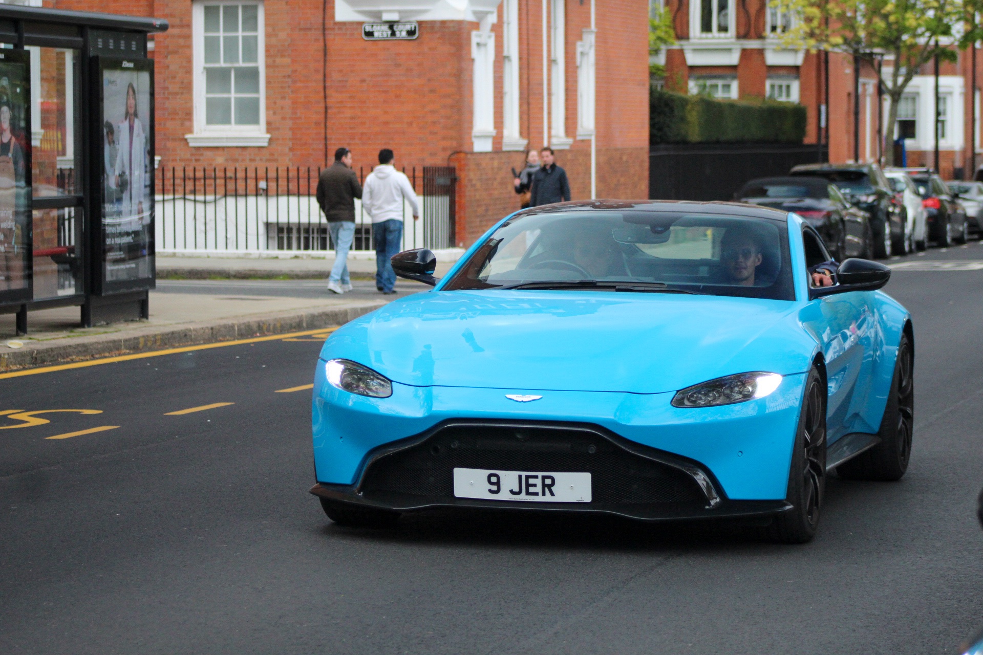 9 JER spotted on Aston Martin V8 Vantage