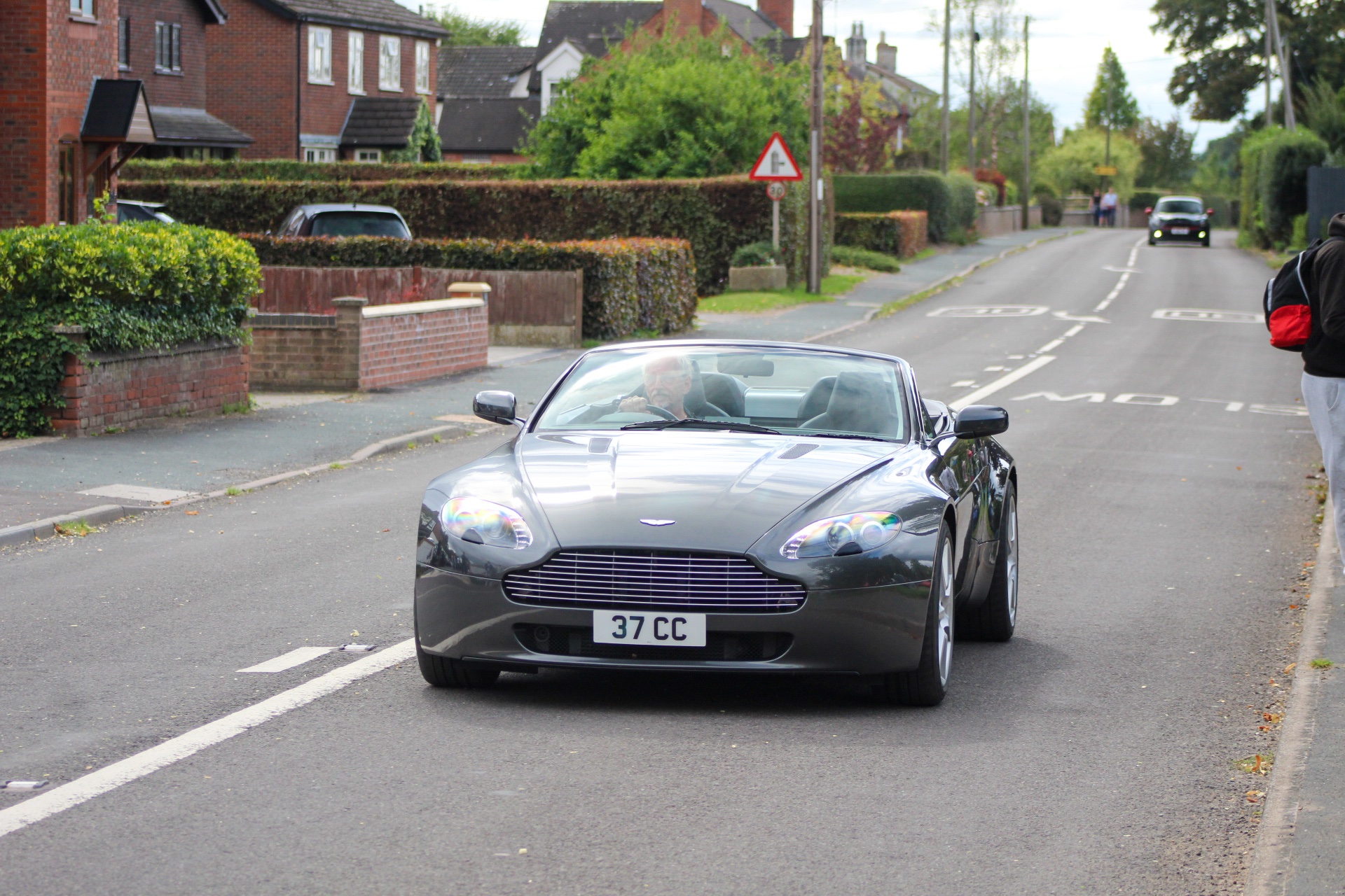 37 CC spotted on Aston Martin V8 Vantage