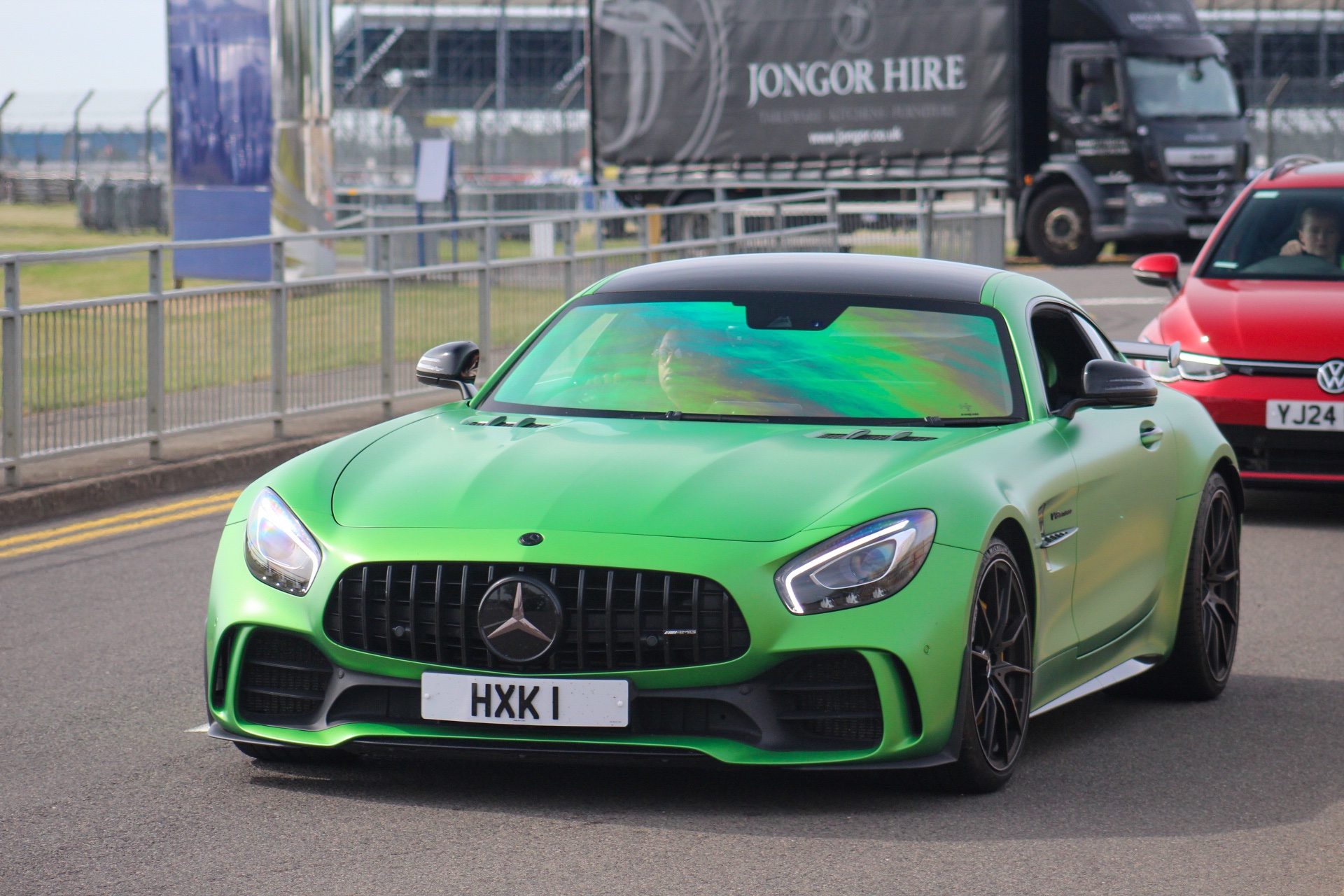 HXK 1 spotted on Mercedes-Benz AMG GT