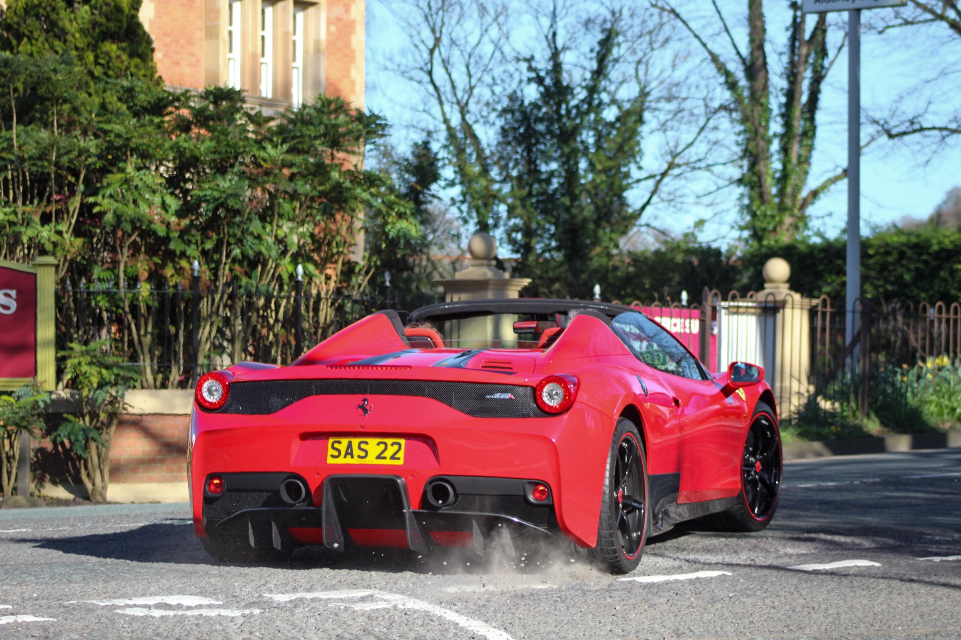 SAS 22 spotted on Ferrari 458 Speciale Aperta