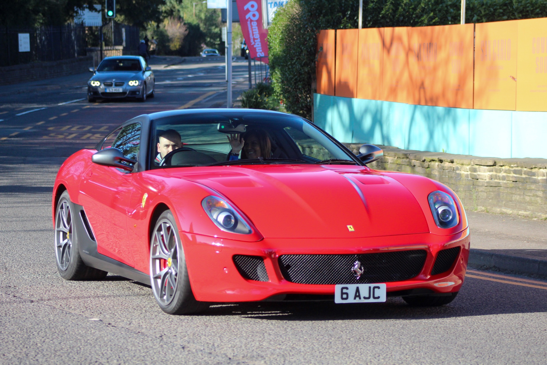 6 AJC spotted on Ferrari 599