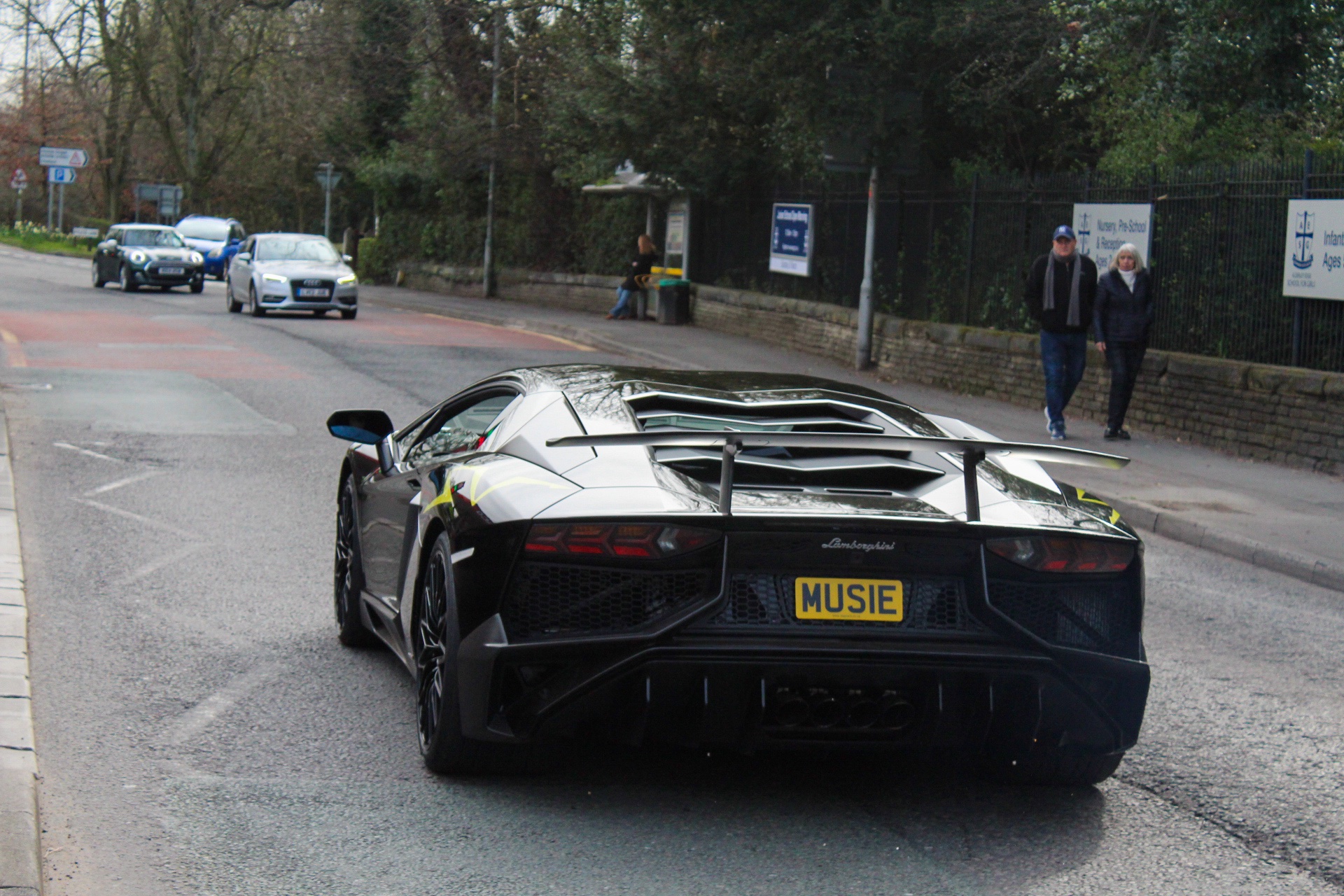 MUS 1E spotted on Lamborghini Aventador