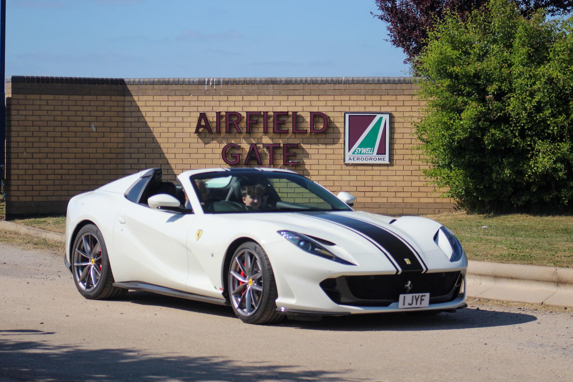 1 JYF spotted on Ferrari 812 GTS